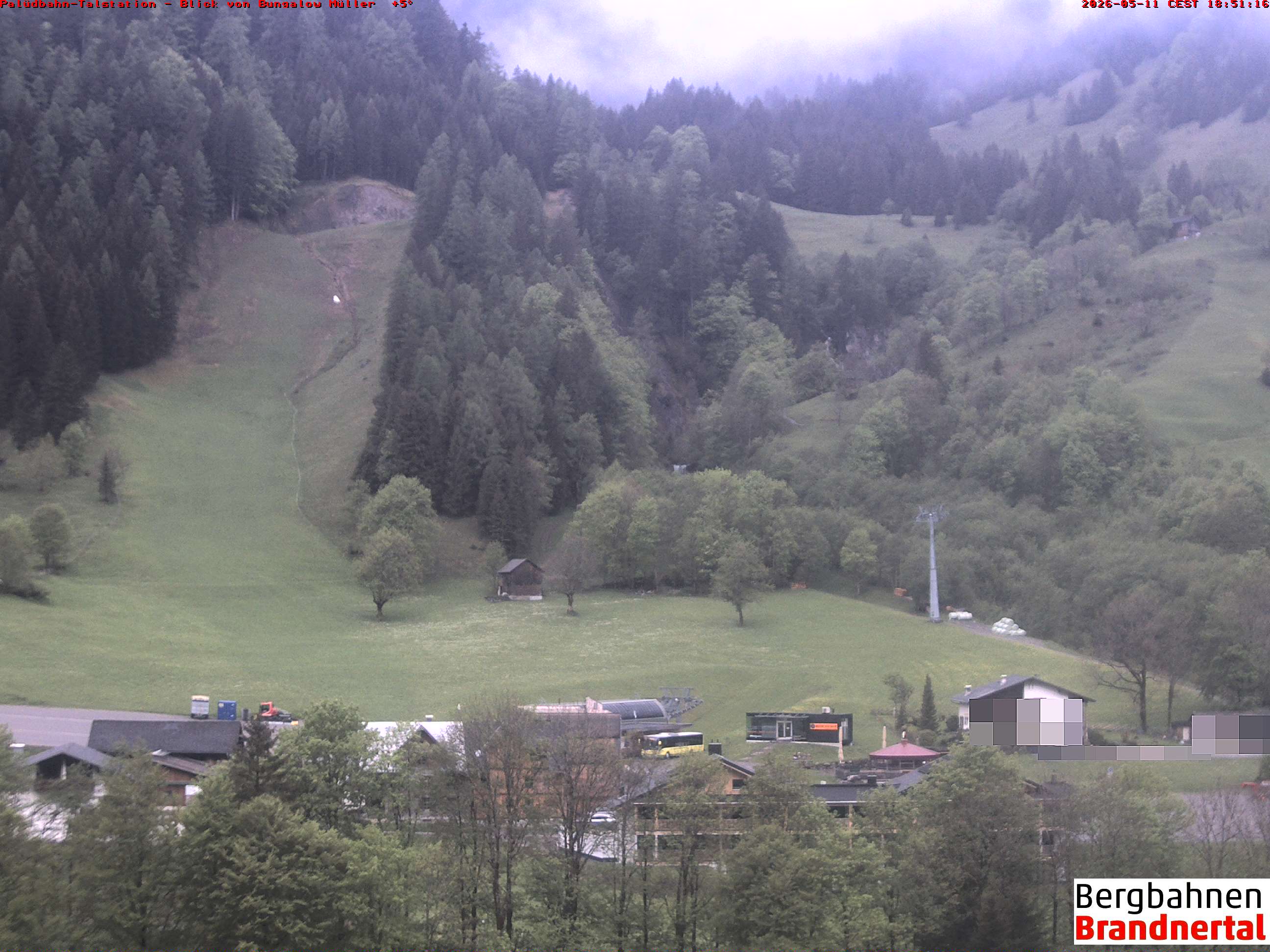 Blick auf Palüdbahn von Bungalow Müller