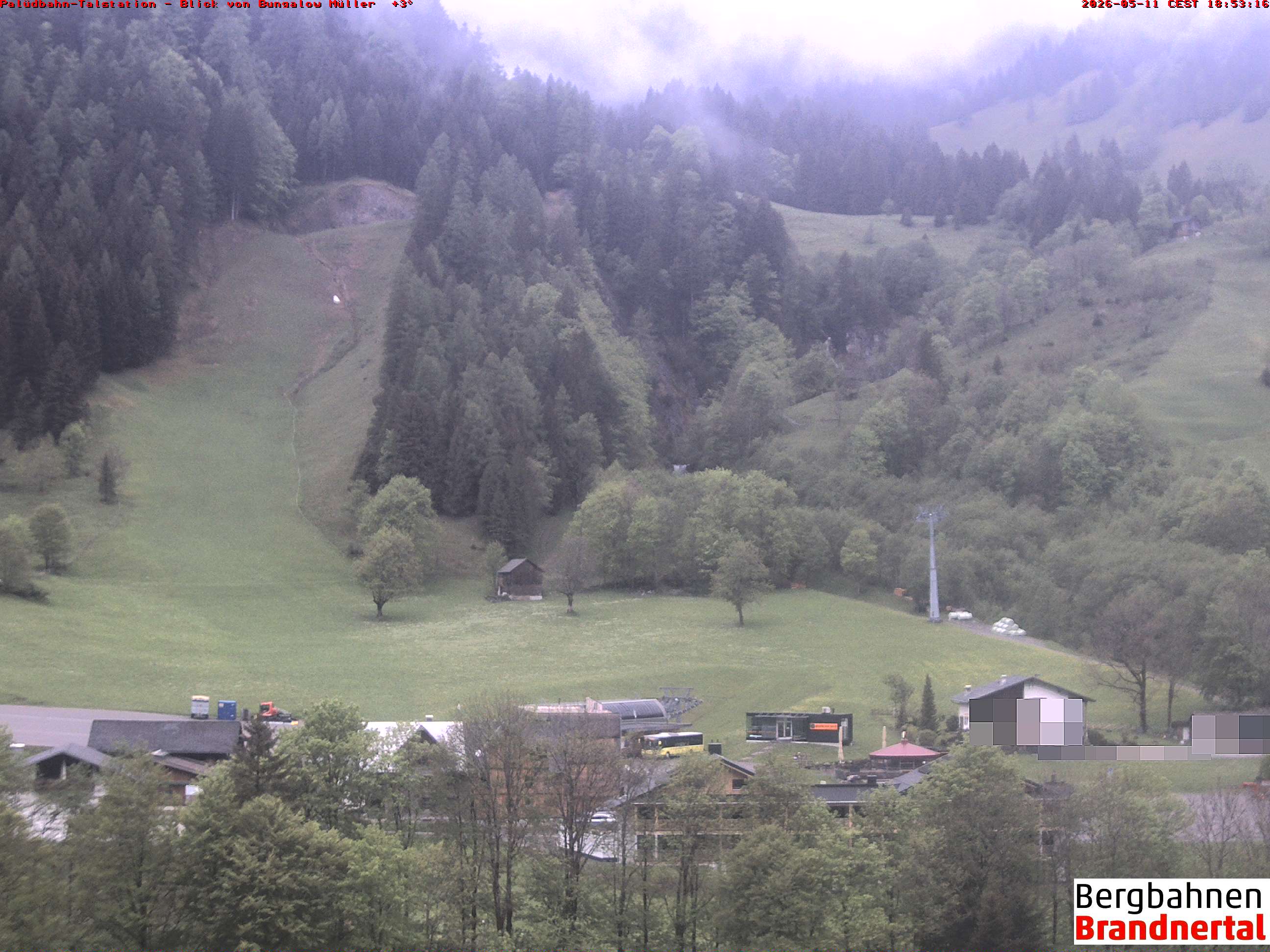 Blick auf Palüdbahn von Bungalow Müller