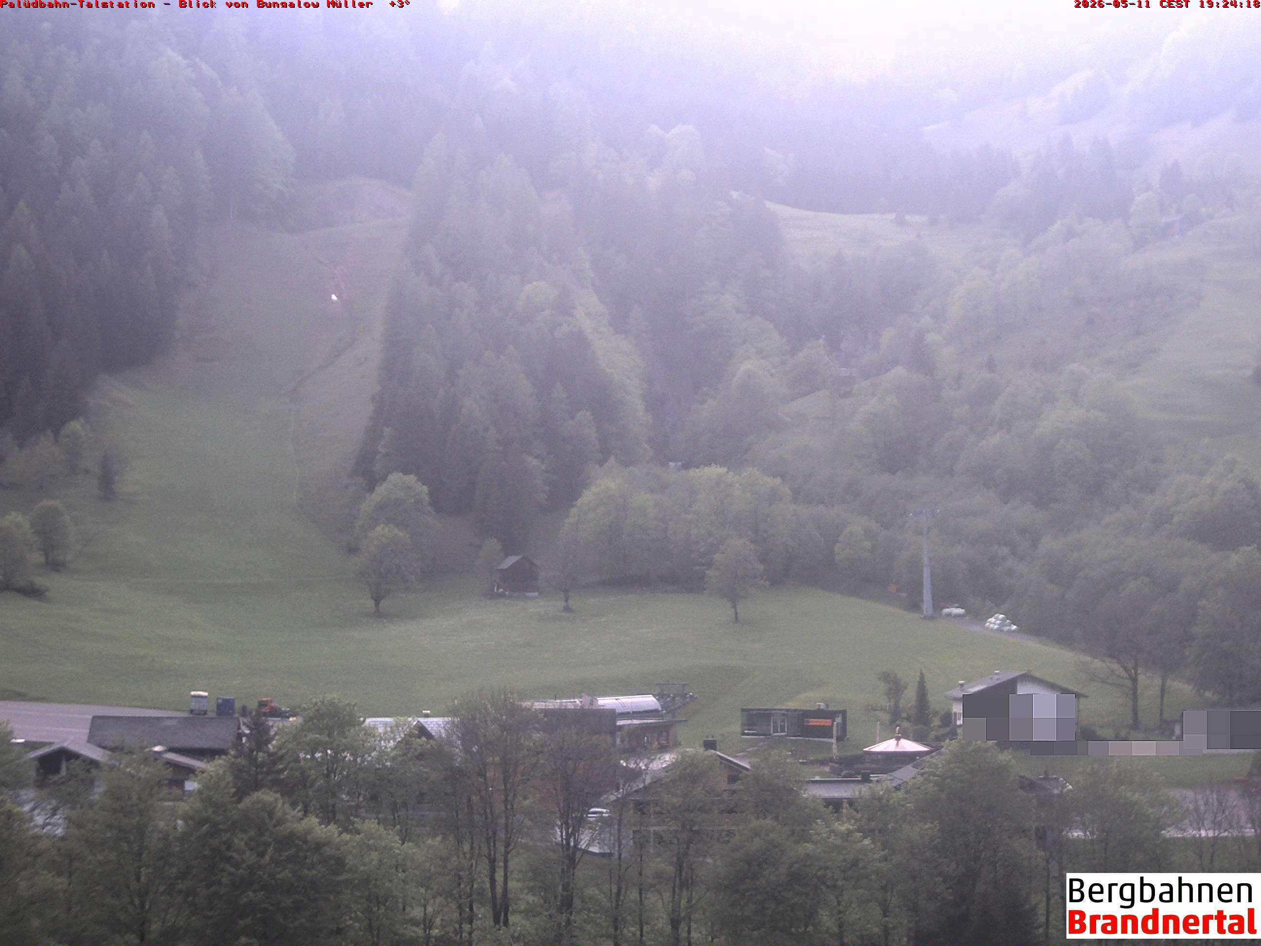 Blick auf Palüdbahn von Bungalow Müller