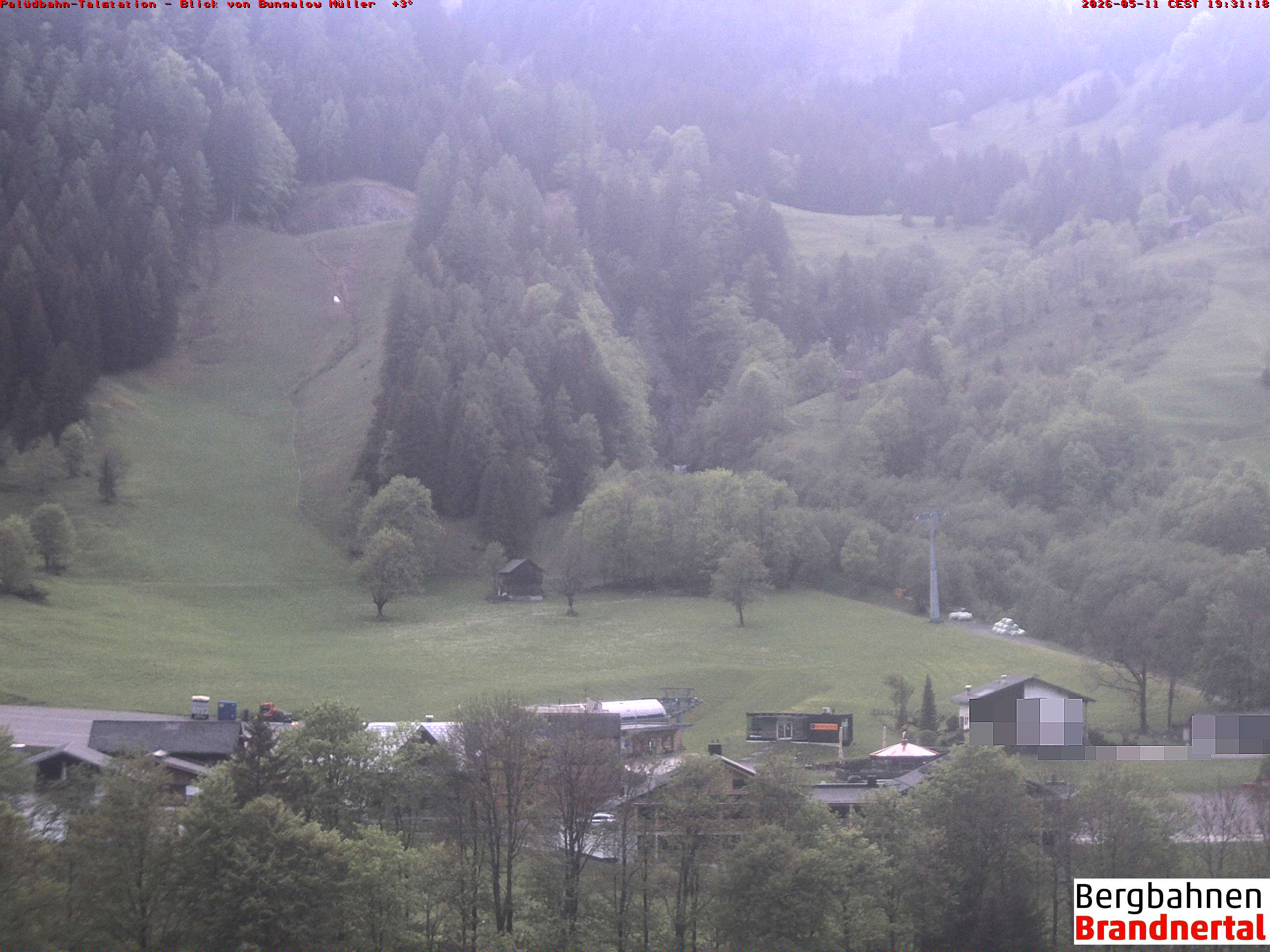 Blick auf Palüdbahn von Bungalow Müller