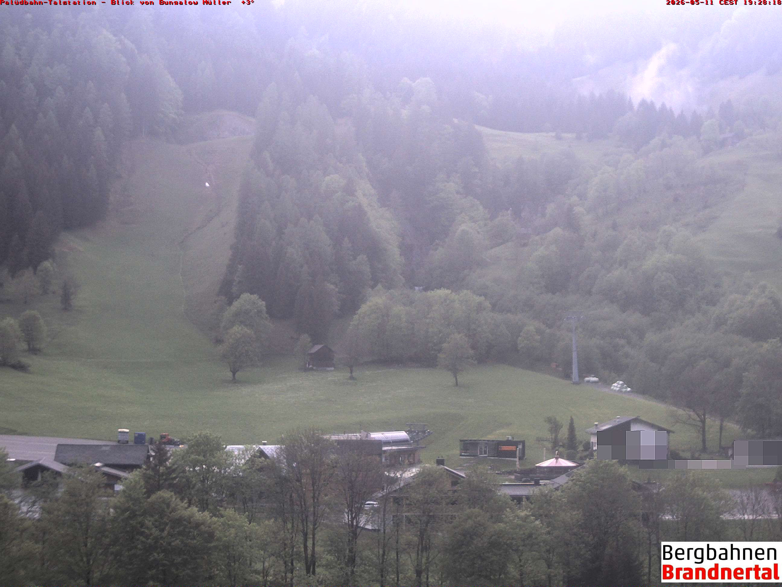 Blick auf Palüdbahn von Bungalow Müller