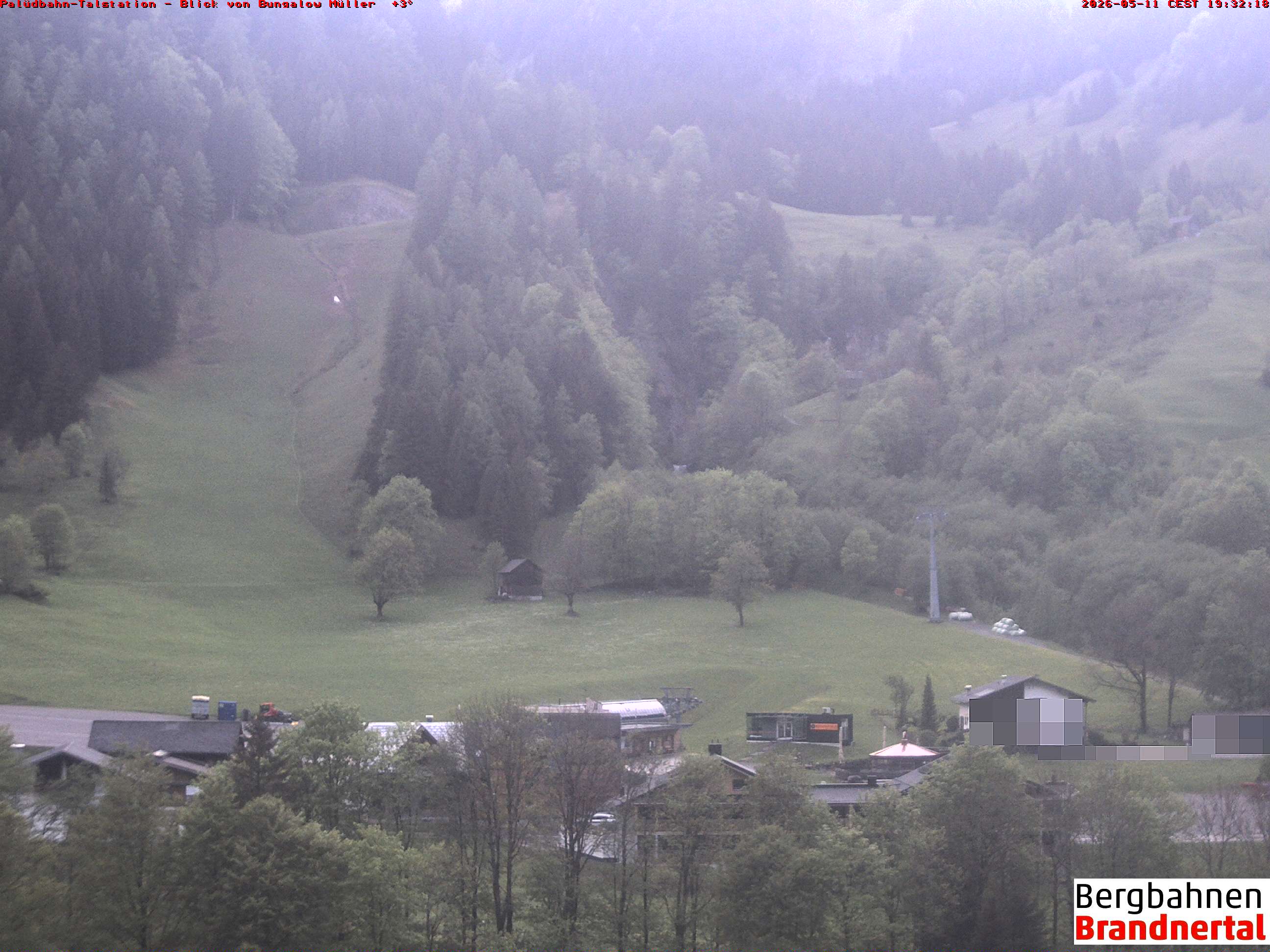Blick auf Palüdbahn von Bungalow Müller