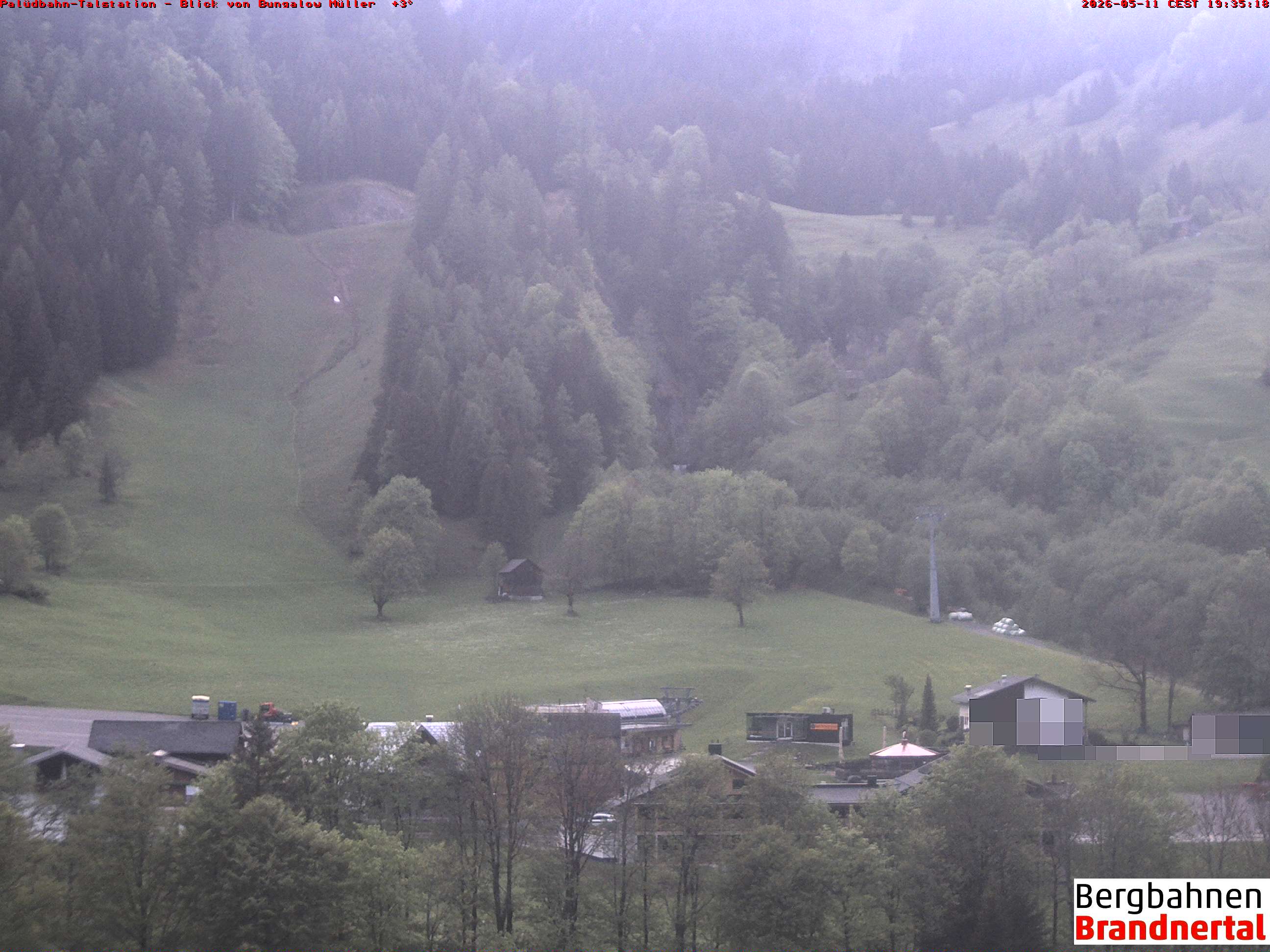 Blick auf Palüdbahn von Bungalow Müller