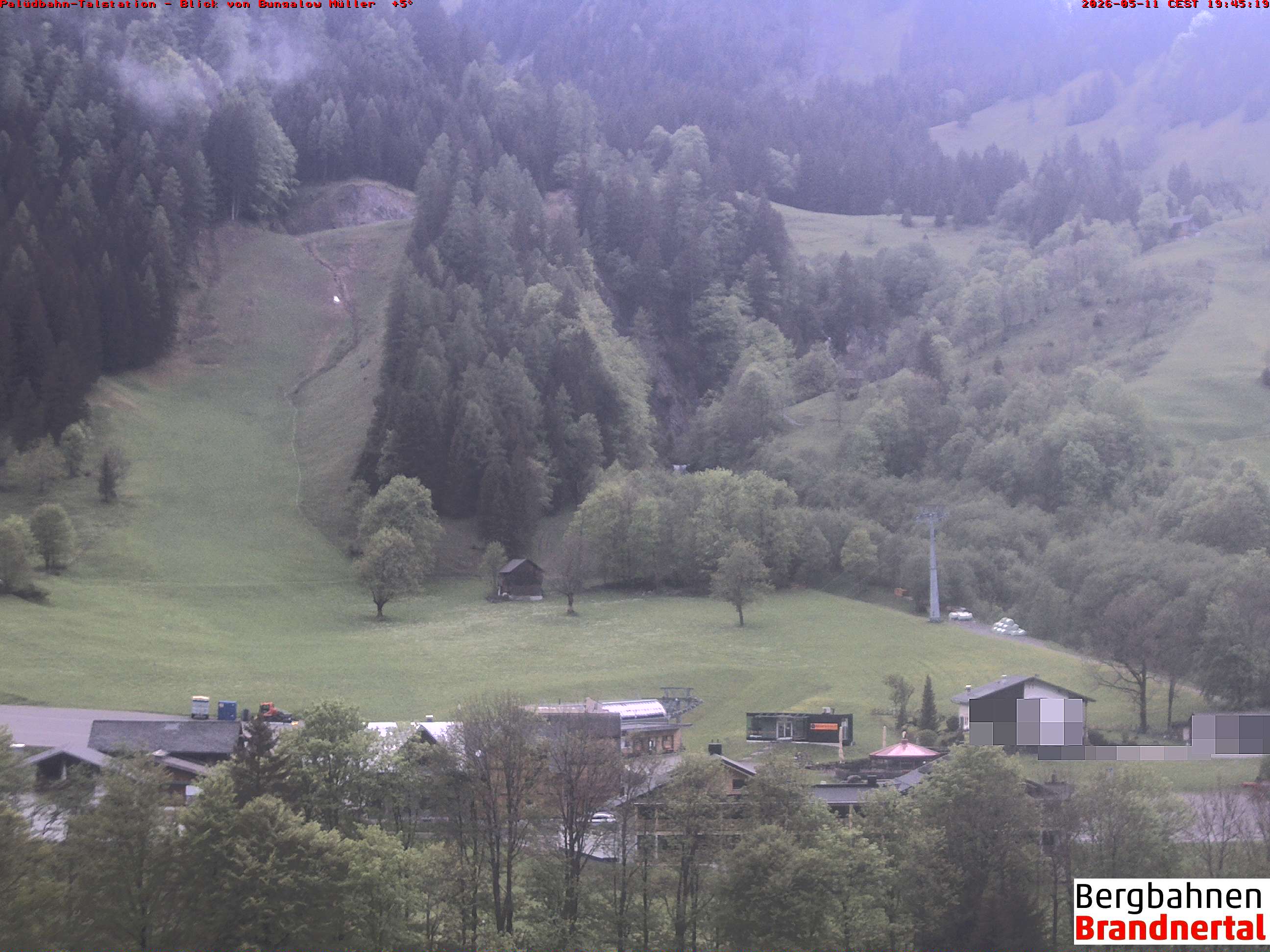 Blick auf Palüdbahn von Bungalow Müller