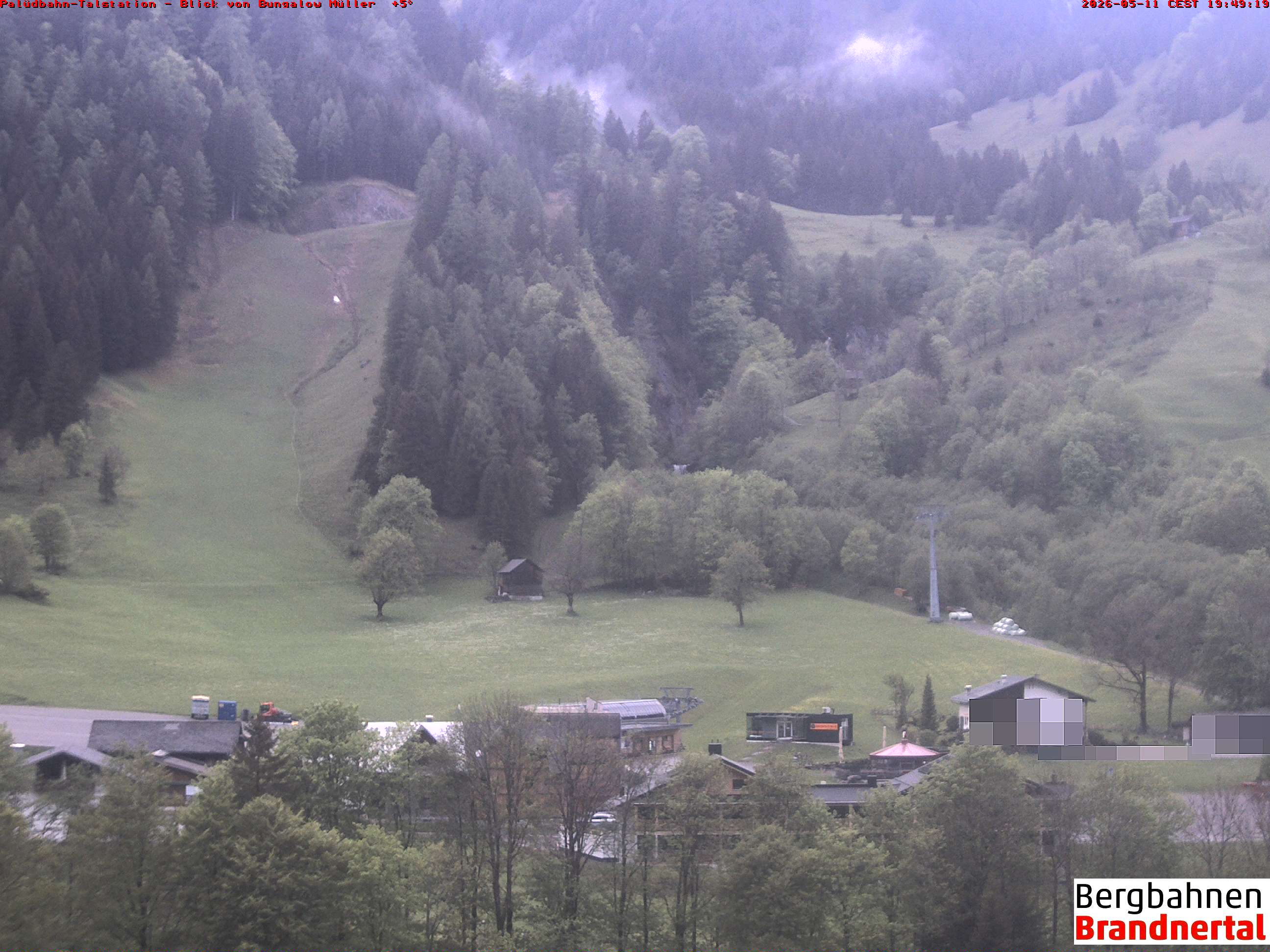 Blick auf Palüdbahn von Bungalow Müller
