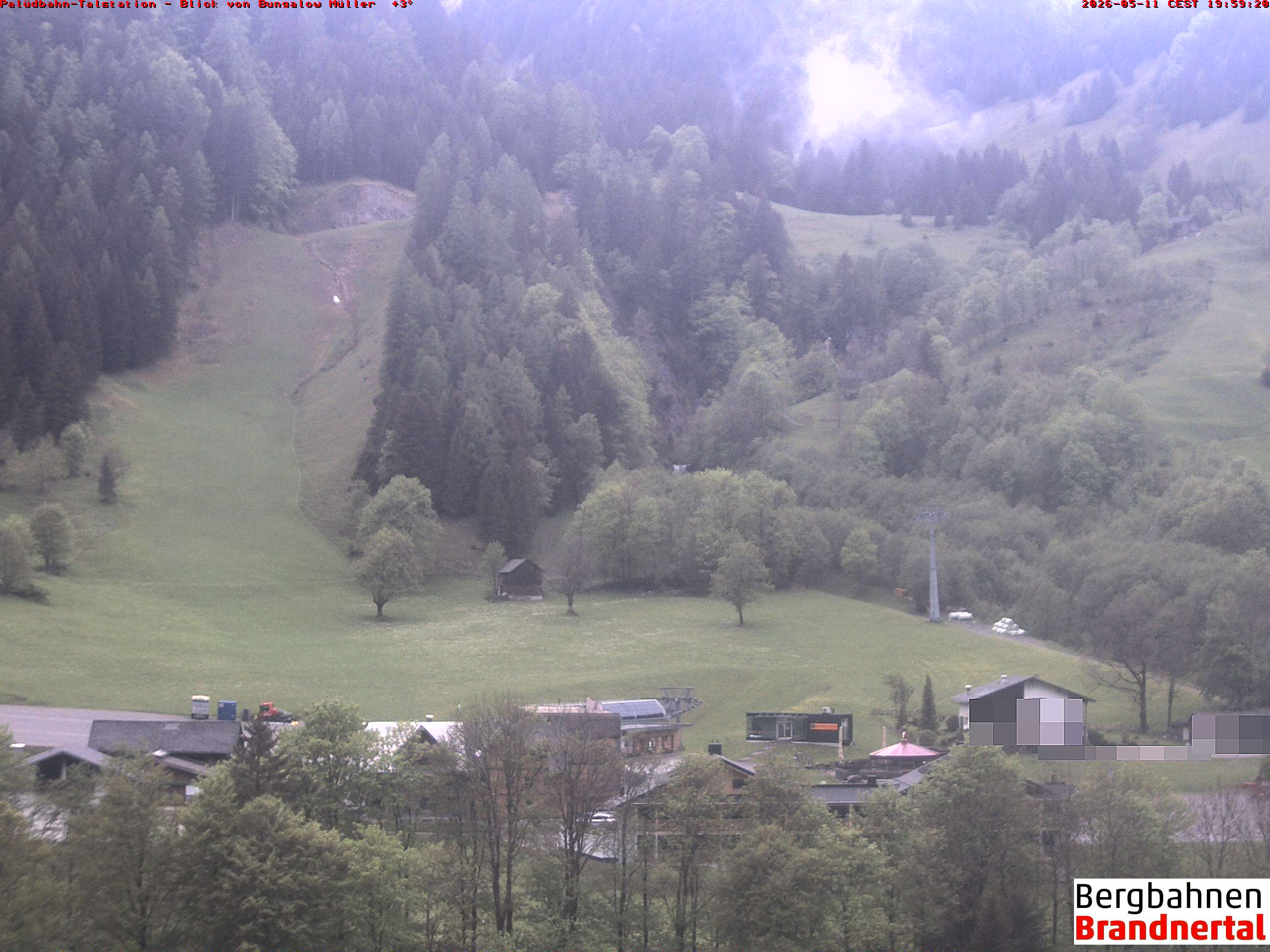 Blick auf Palüdbahn von Bungalow Müller