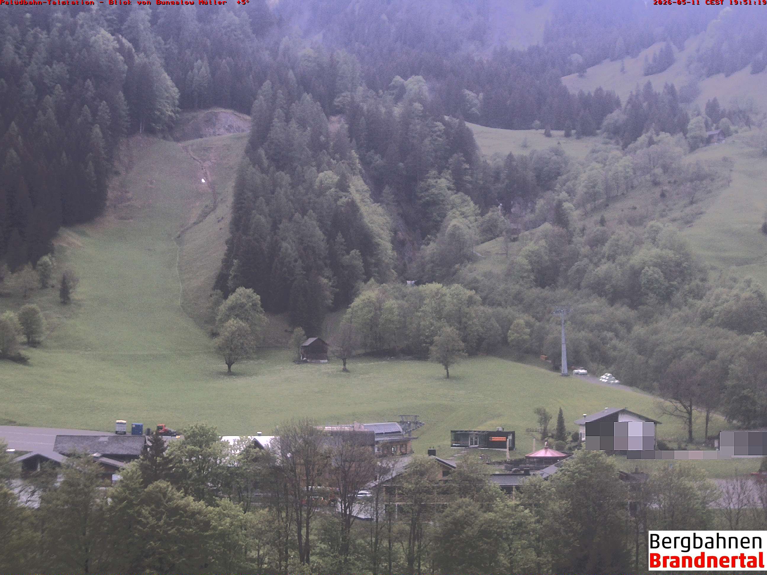 Blick auf Palüdbahn von Bungalow Müller
