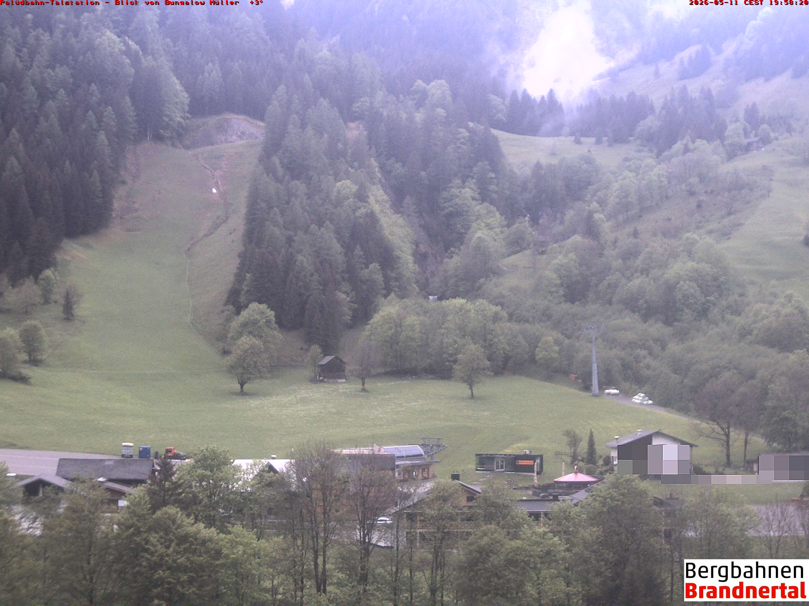 Blick auf Palüdbahn von Bungalow Müller