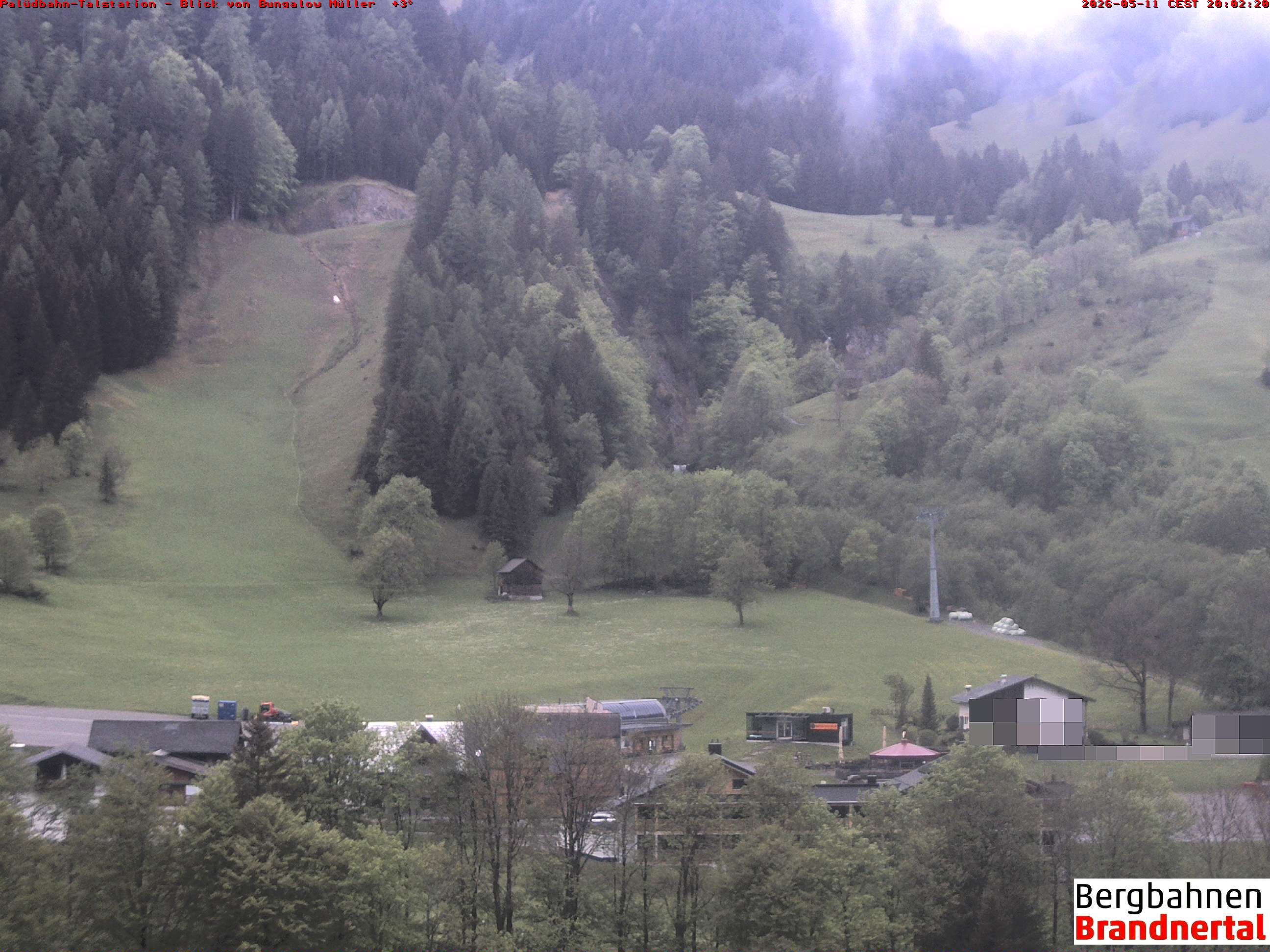 Blick auf Palüdbahn von Bungalow Müller