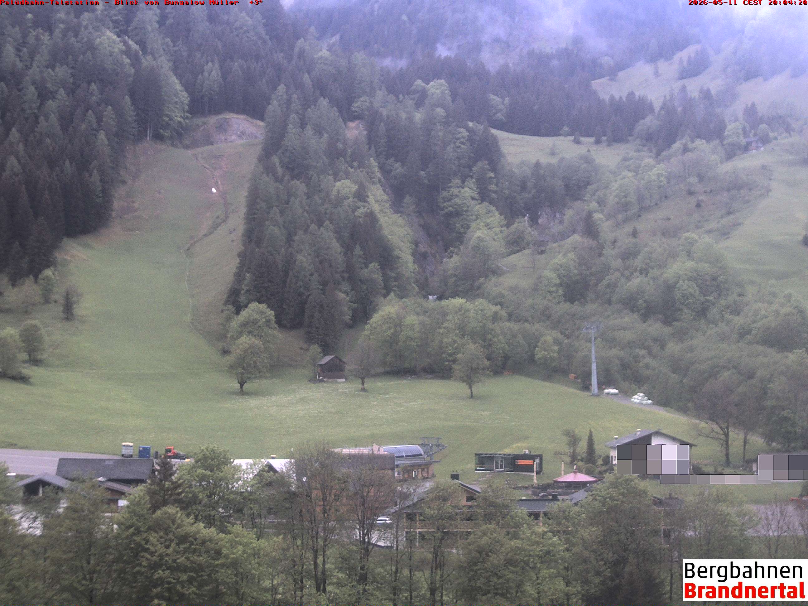 Blick auf Palüdbahn von Bungalow Müller