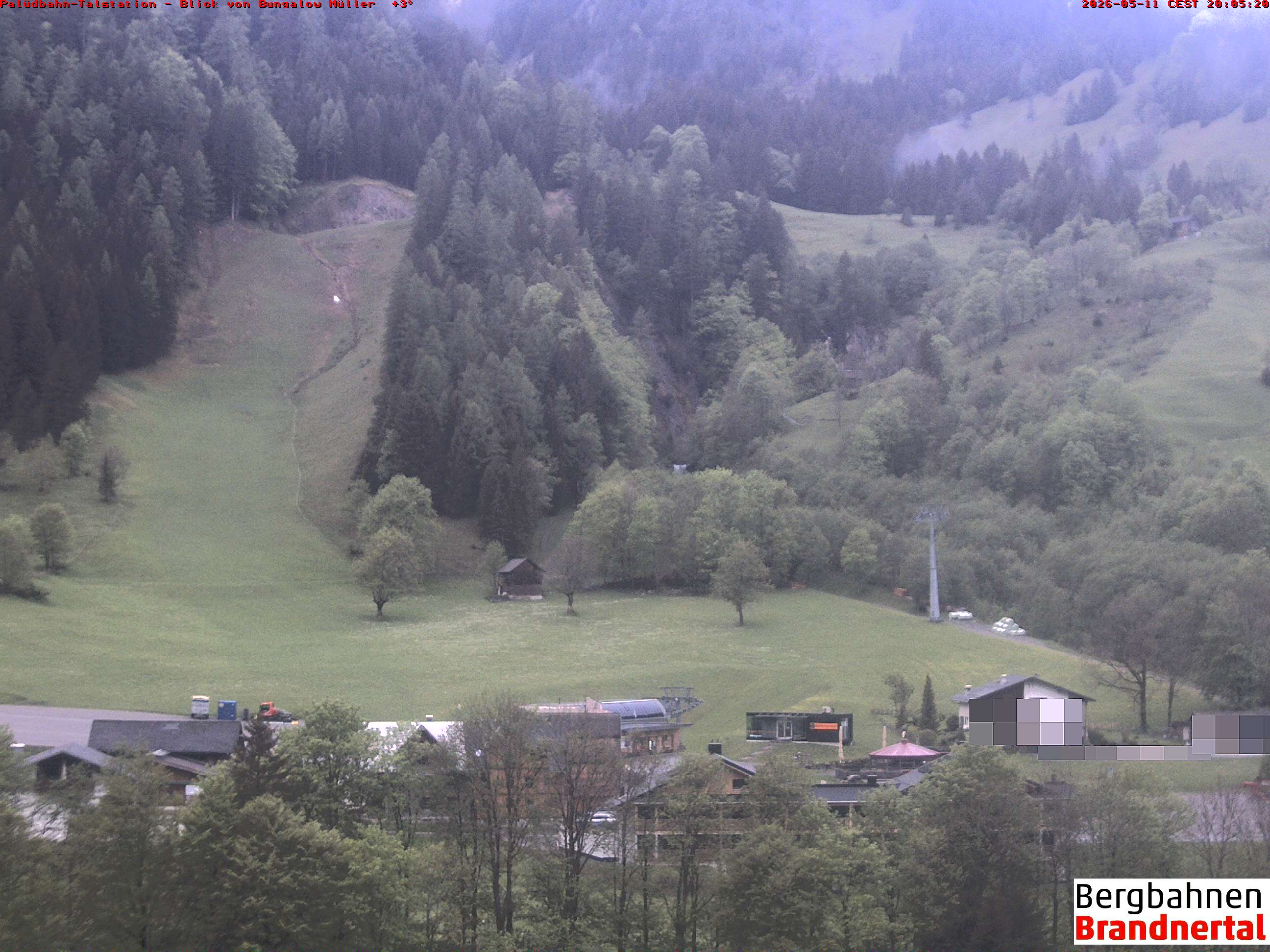 Blick auf Palüdbahn von Bungalow Müller