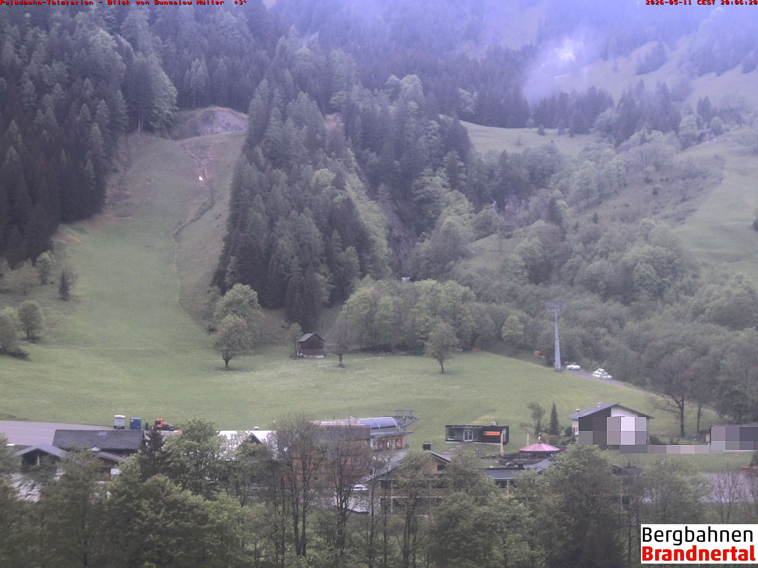 Blick auf Palüdbahn von Bungalow Müller