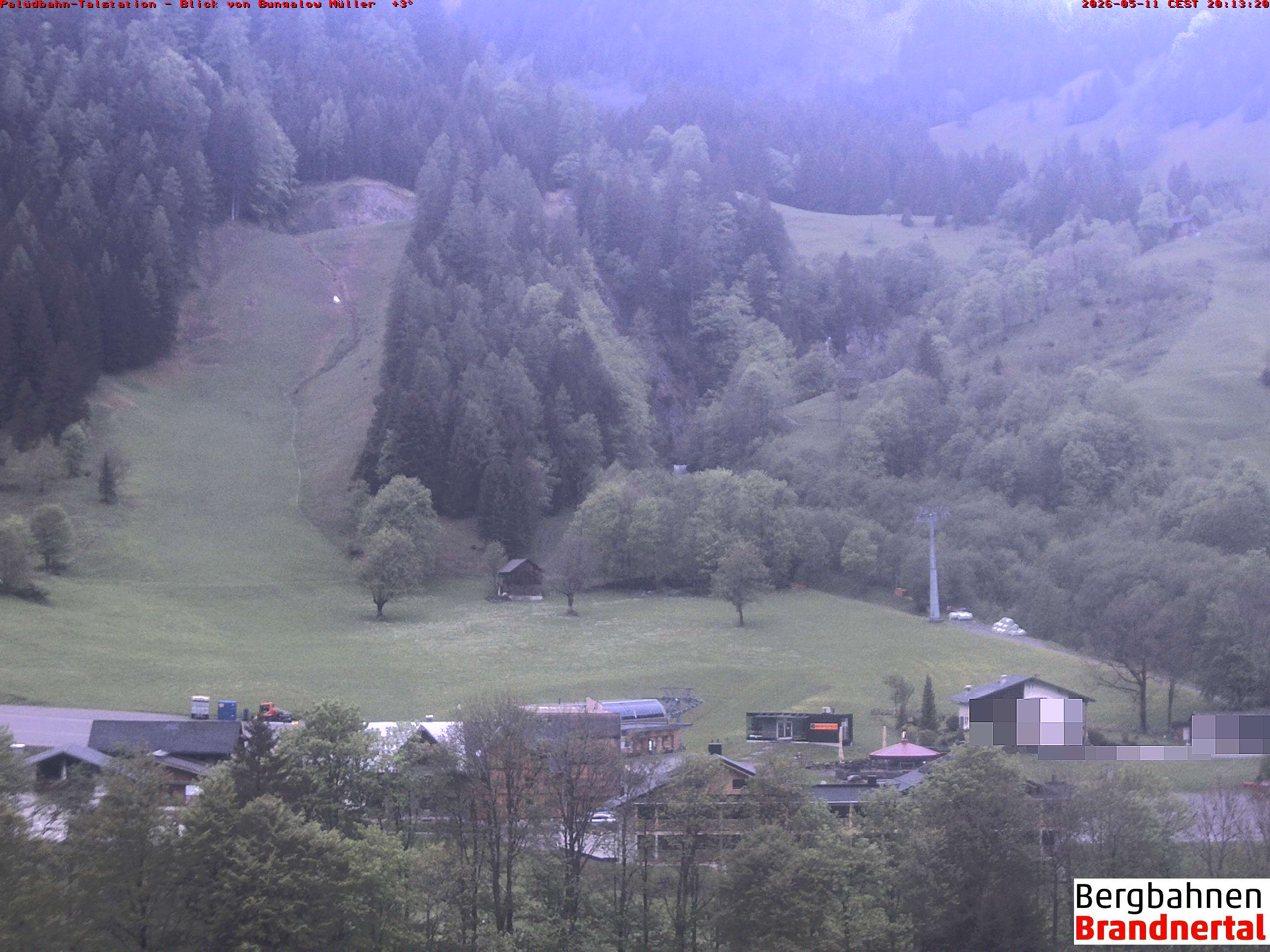 Blick auf Palüdbahn von Bungalow Müller