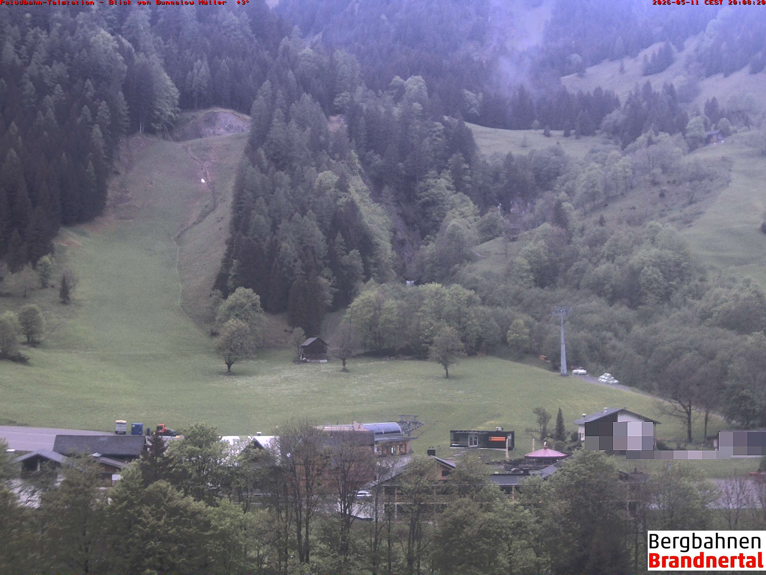 Blick auf Palüdbahn von Bungalow Müller