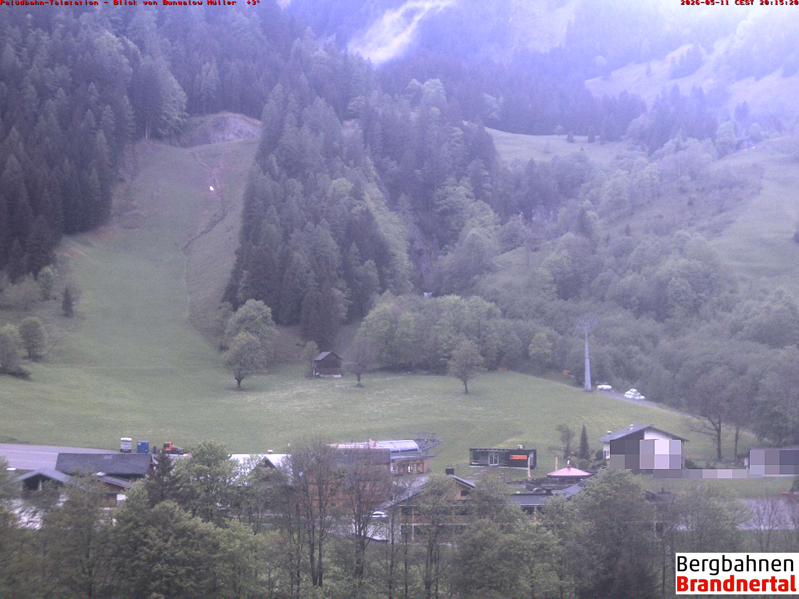 Blick auf Palüdbahn von Bungalow Müller