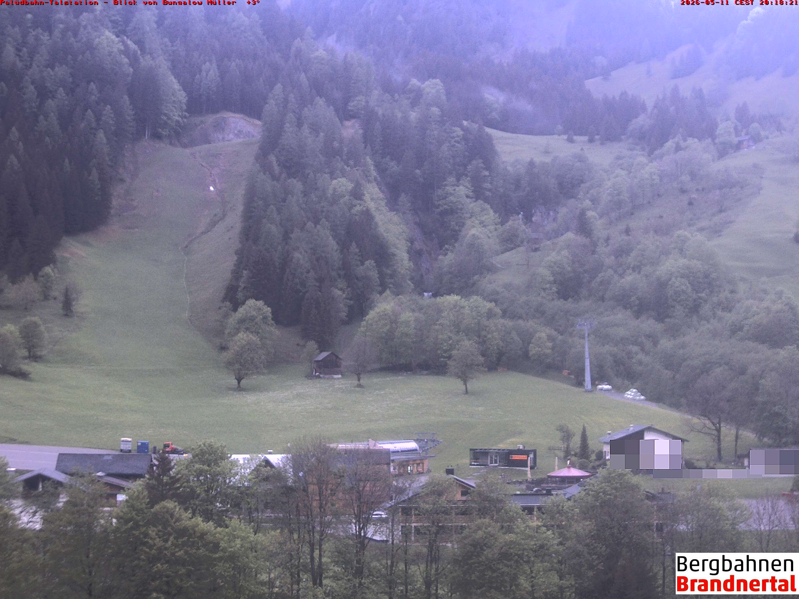 Blick auf Palüdbahn von Bungalow Müller