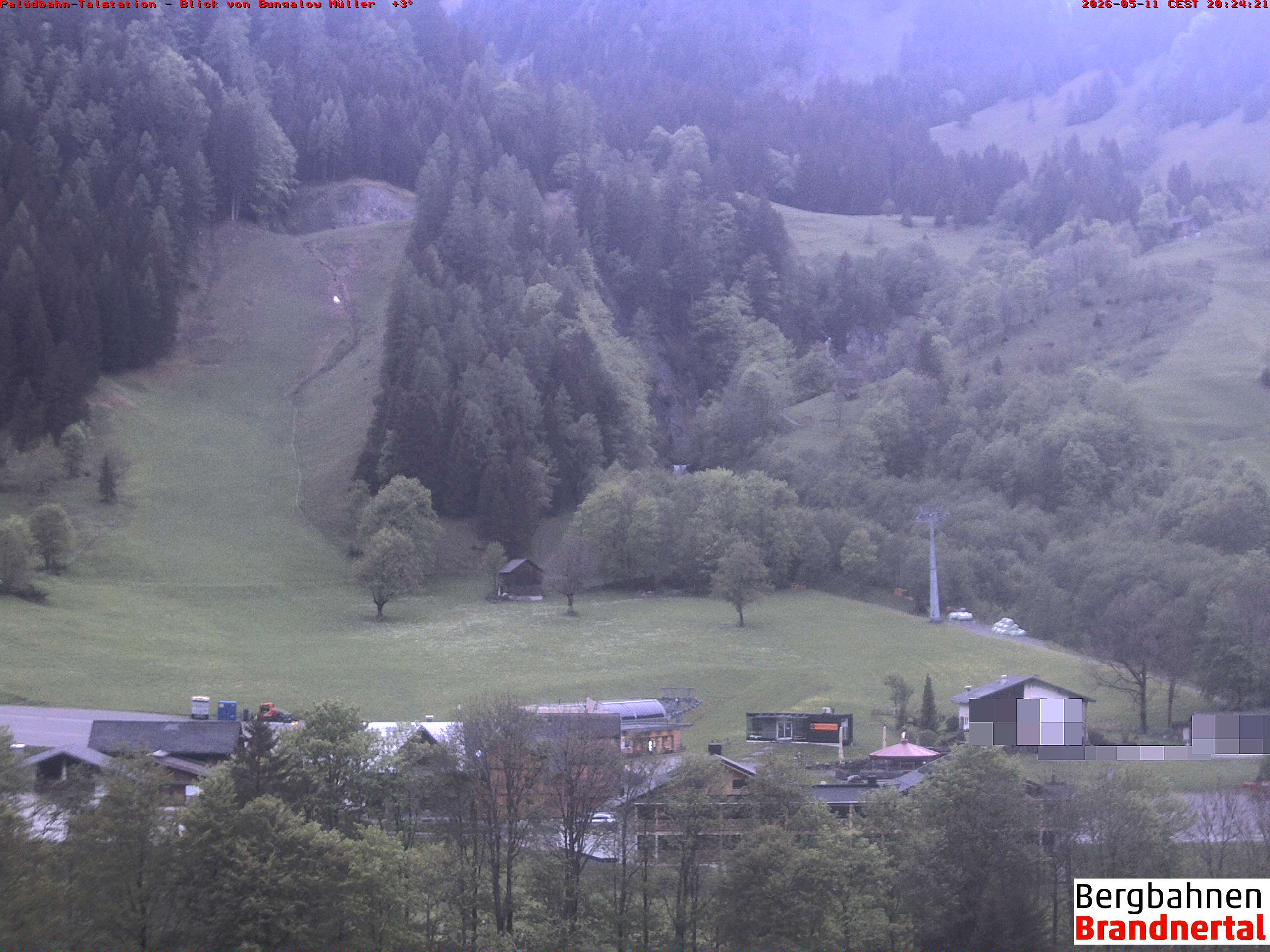 Blick auf Palüdbahn von Bungalow Müller