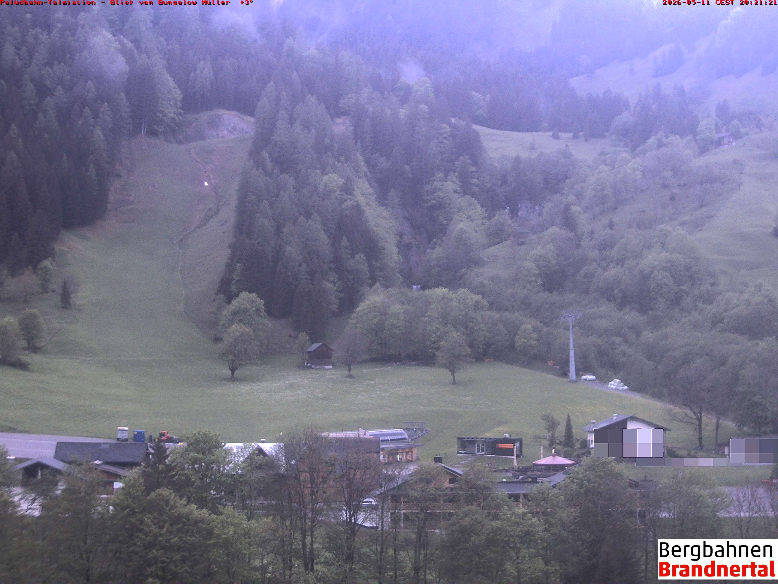 Blick auf Palüdbahn von Bungalow Müller