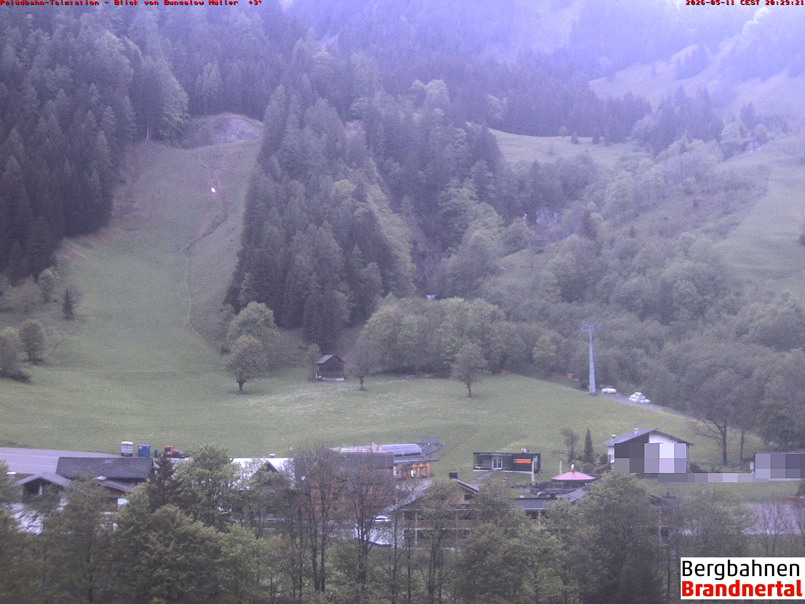 Blick auf Palüdbahn von Bungalow Müller