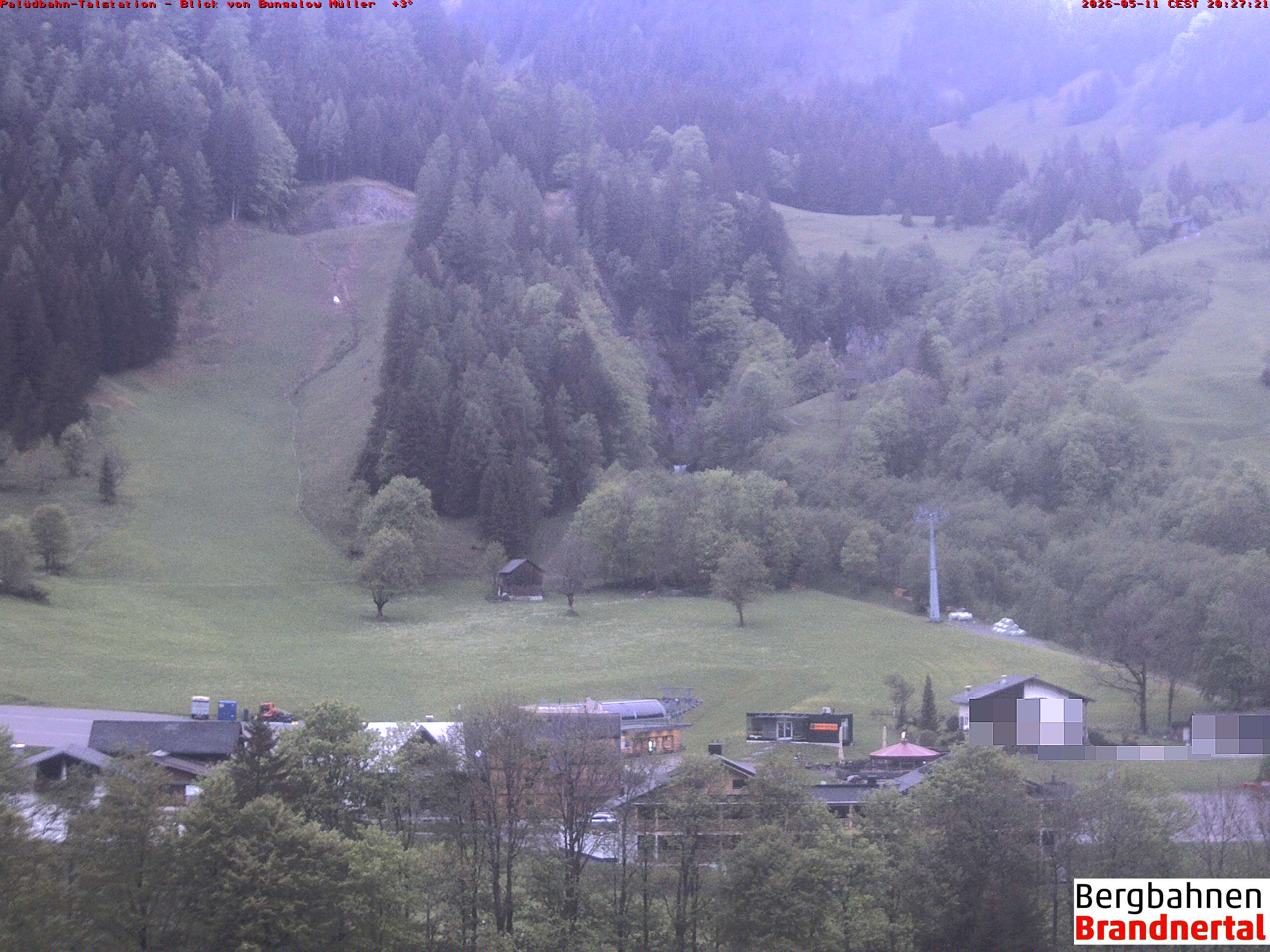 Blick auf Palüdbahn von Bungalow Müller