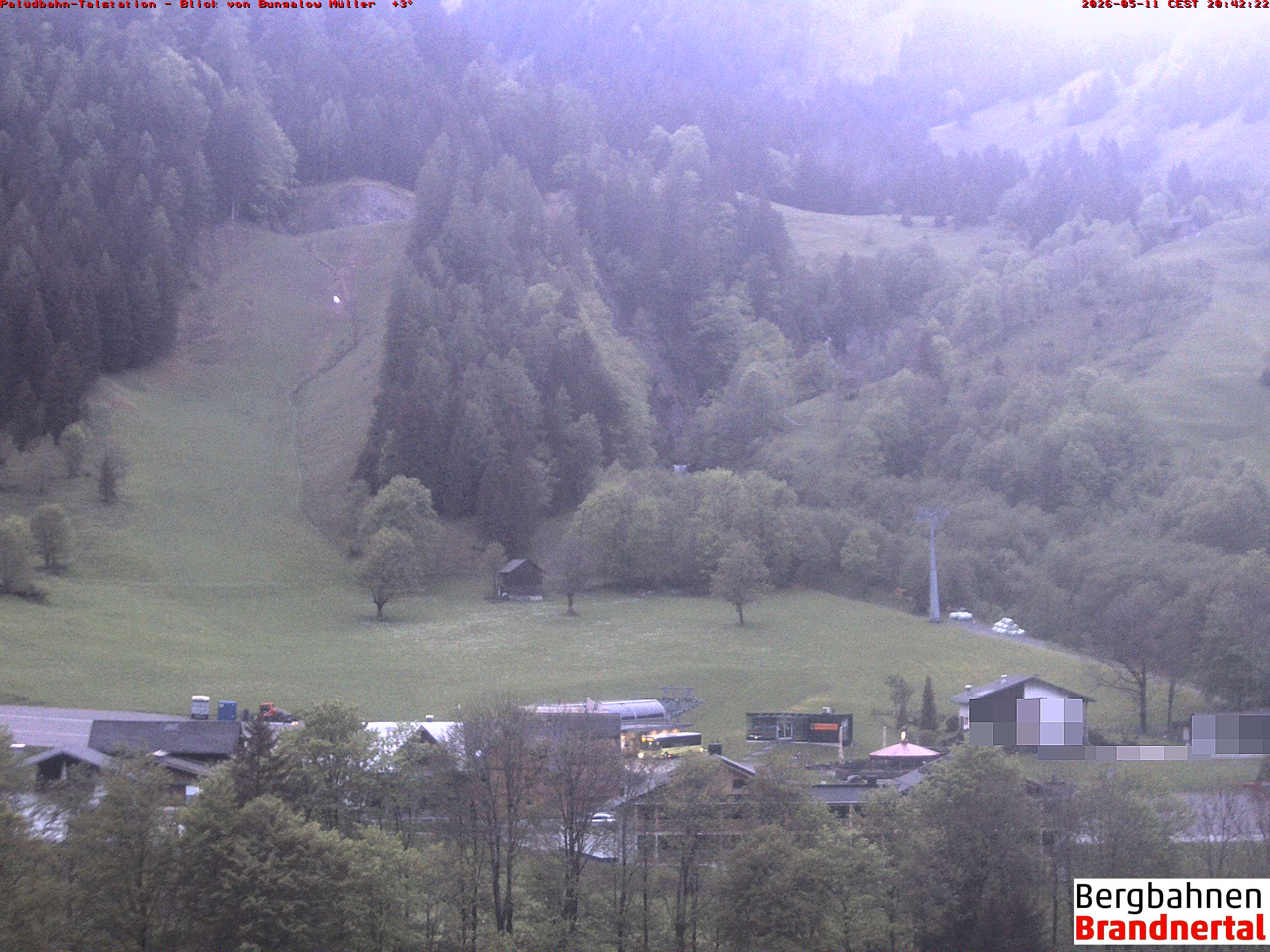 Blick auf Palüdbahn von Bungalow Müller