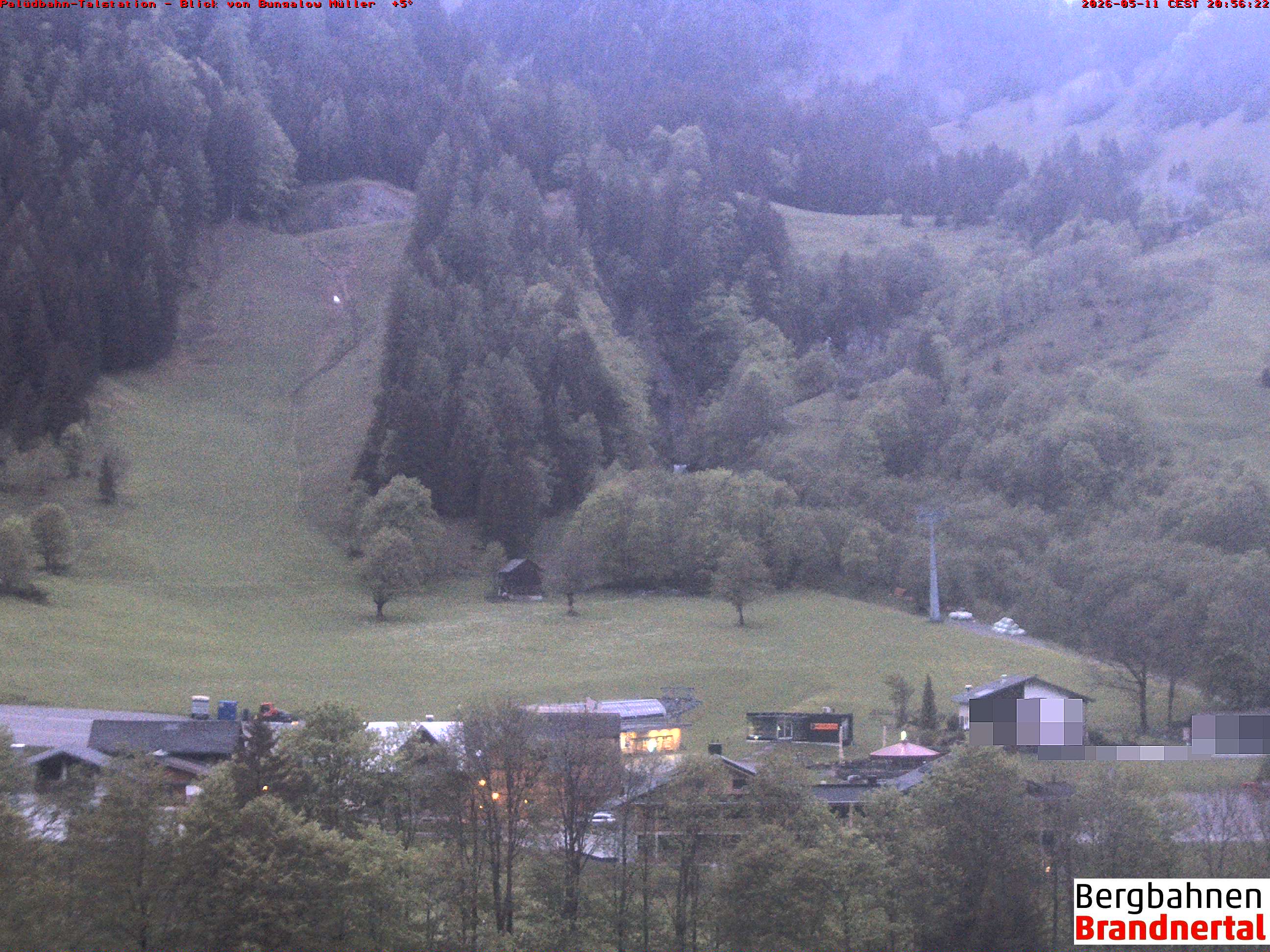 Blick auf Palüdbahn von Bungalow Müller