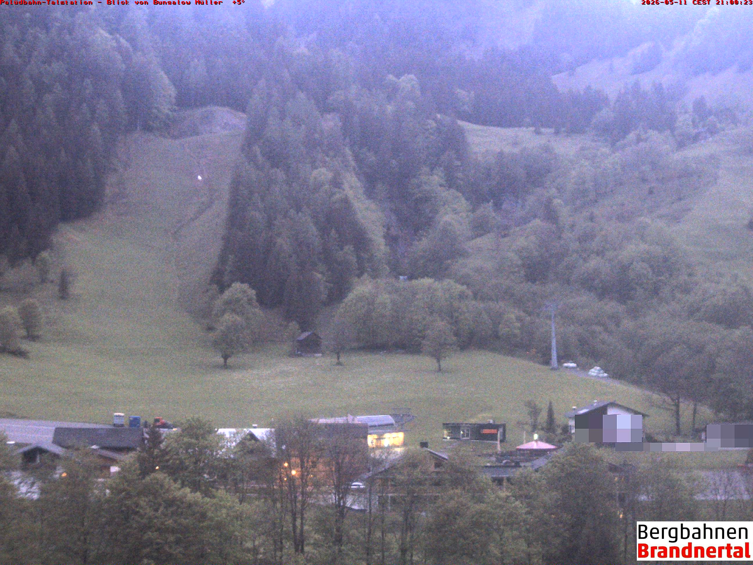 Blick auf Palüdbahn von Bungalow Müller