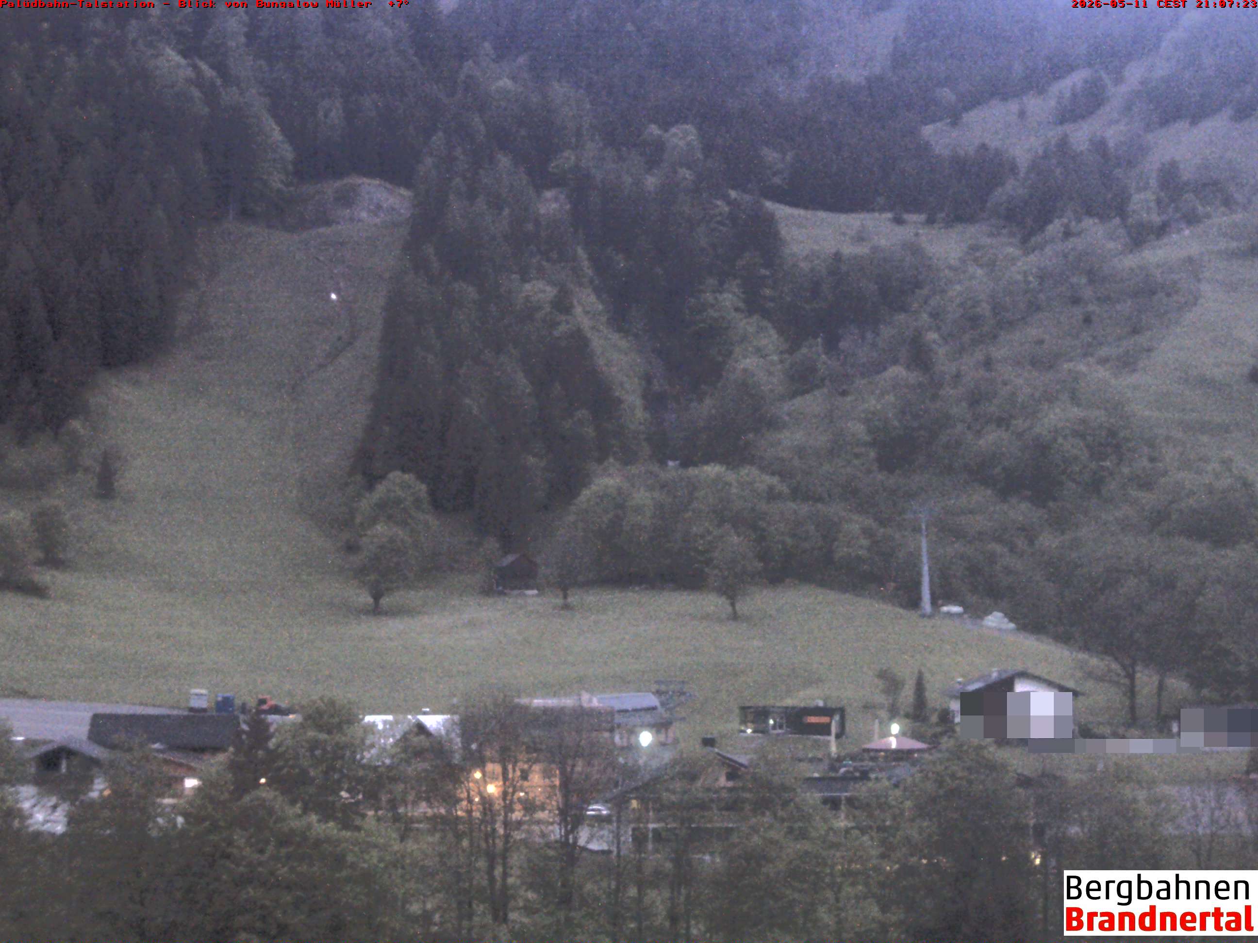 Blick auf Palüdbahn von Bungalow Müller