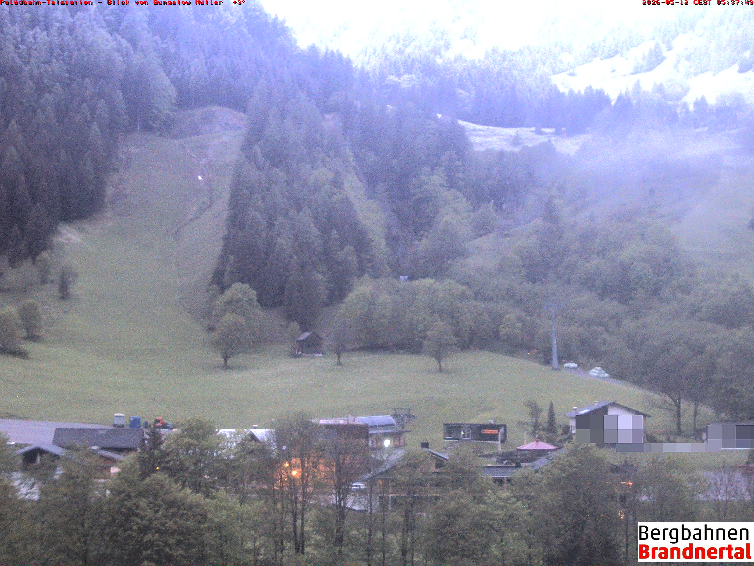 Blick auf Palüdbahn von Bungalow Müller