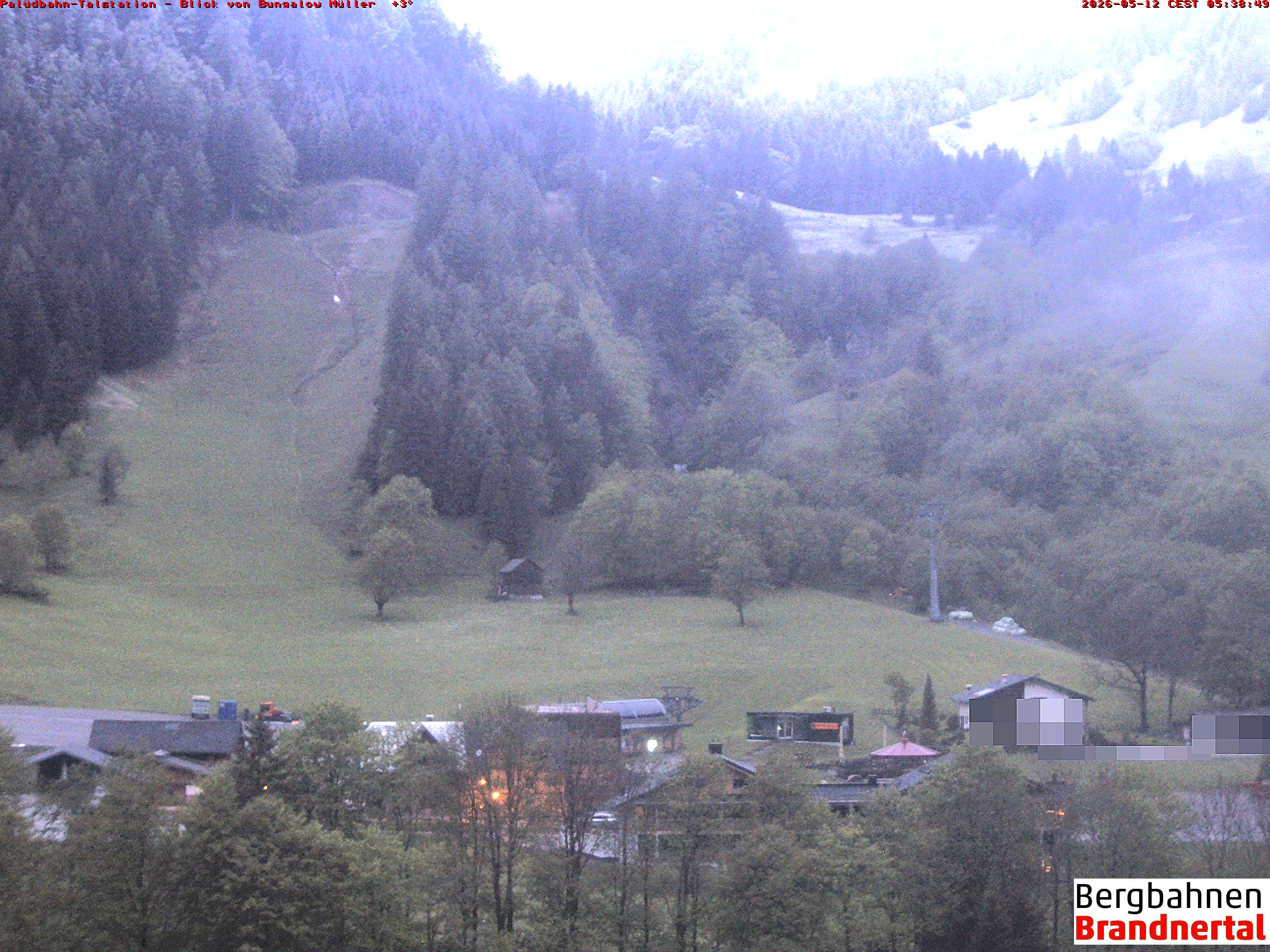Blick auf Palüdbahn von Bungalow Müller