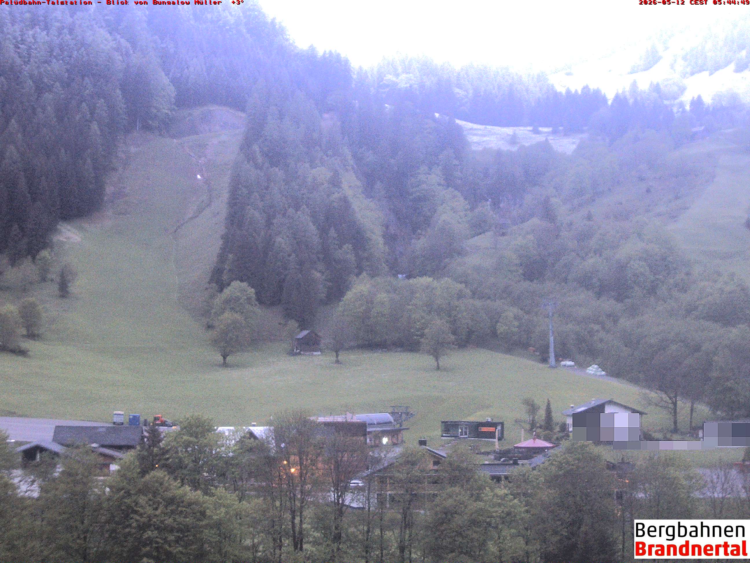 Blick auf Palüdbahn von Bungalow Müller