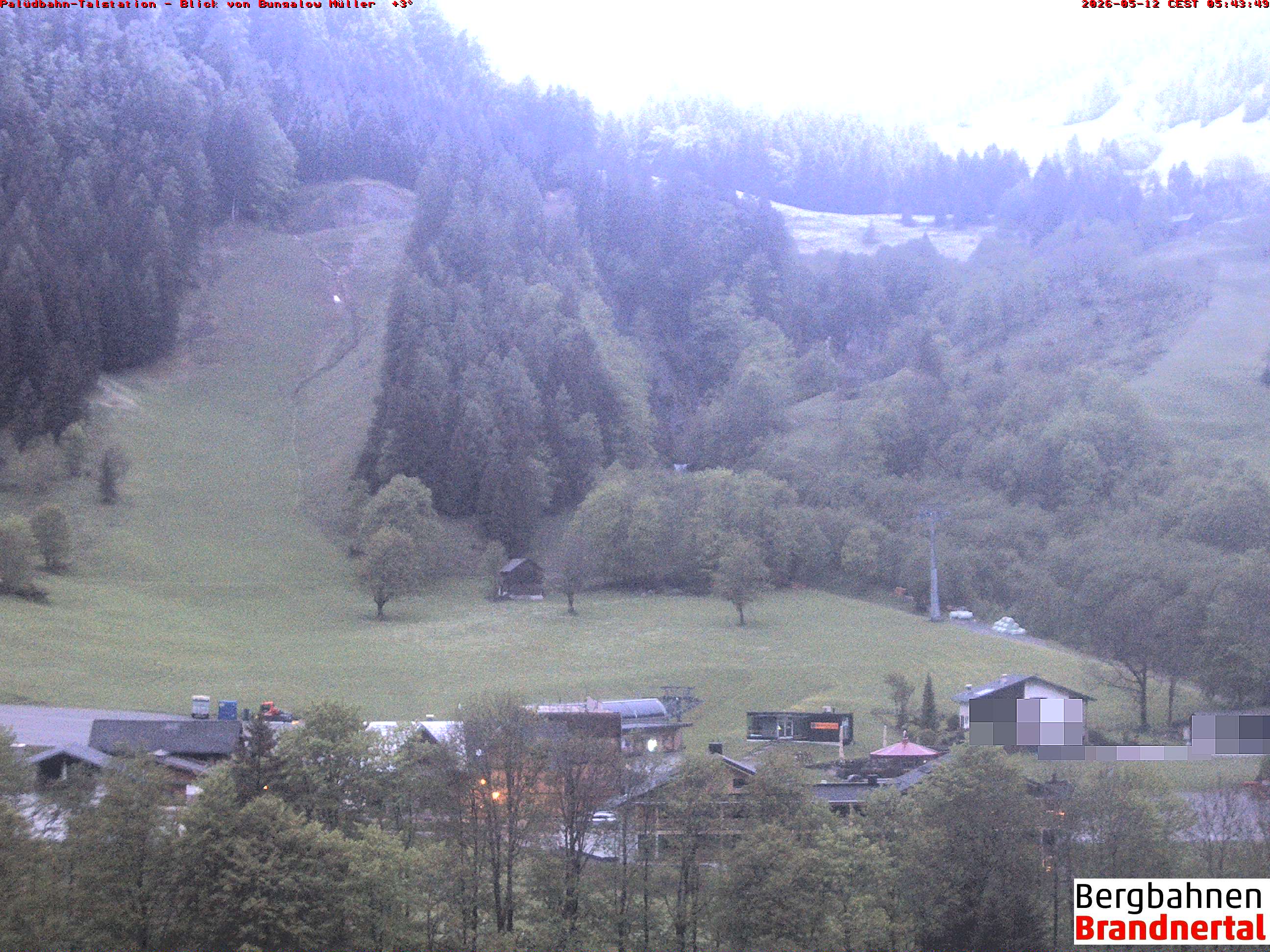 Blick auf Palüdbahn von Bungalow Müller