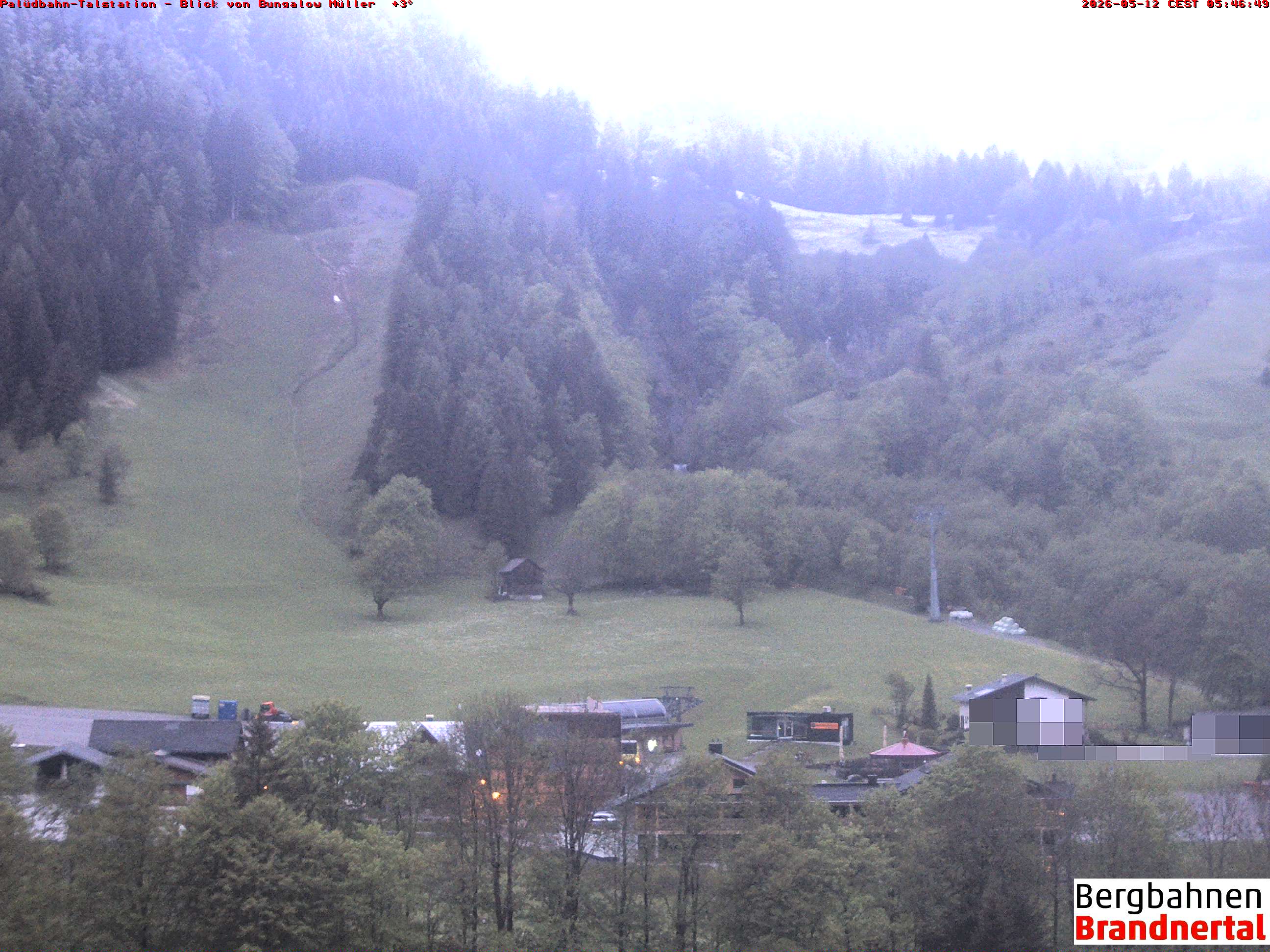 Blick auf Palüdbahn von Bungalow Müller