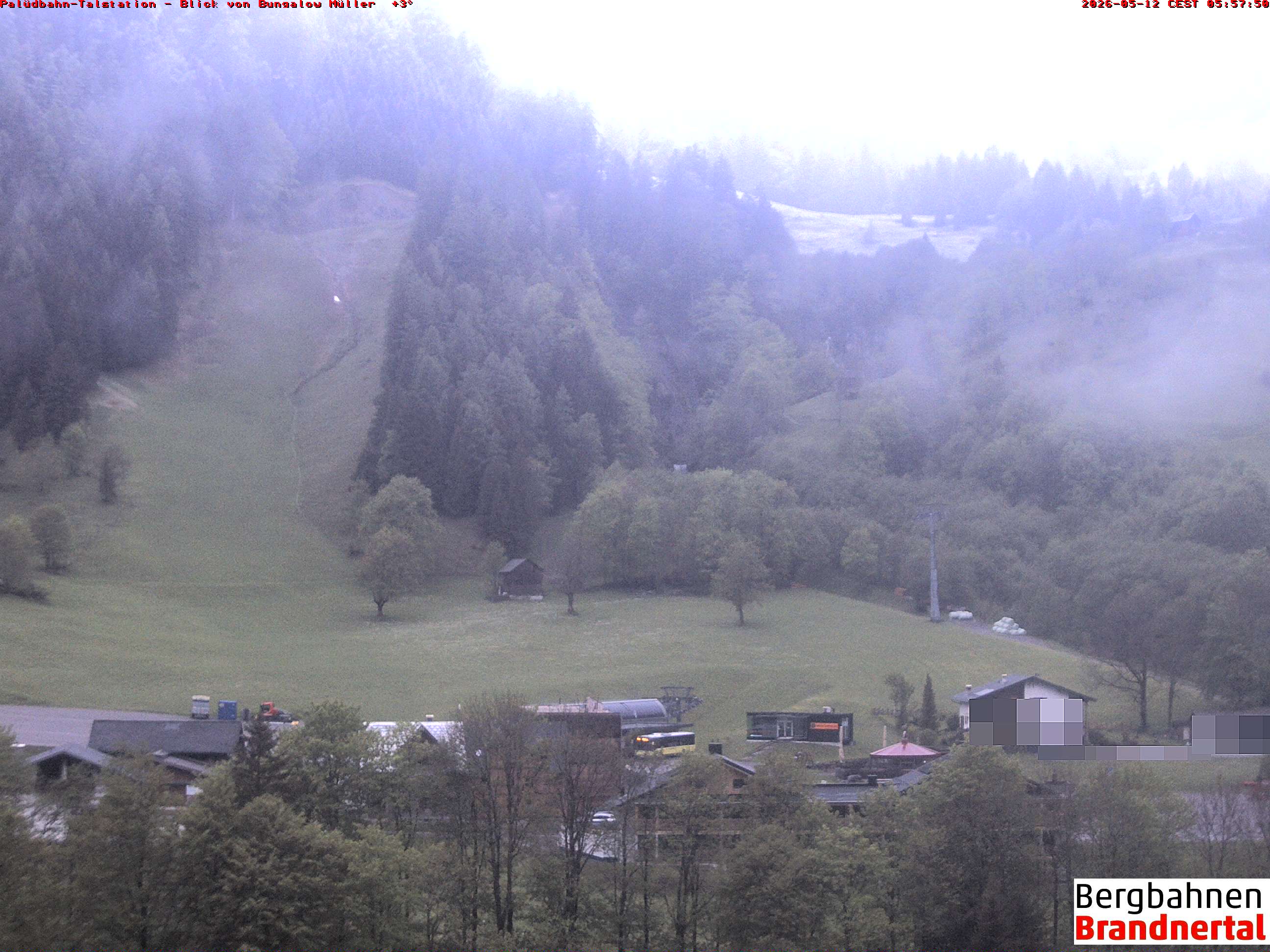 Blick auf Palüdbahn von Bungalow Müller