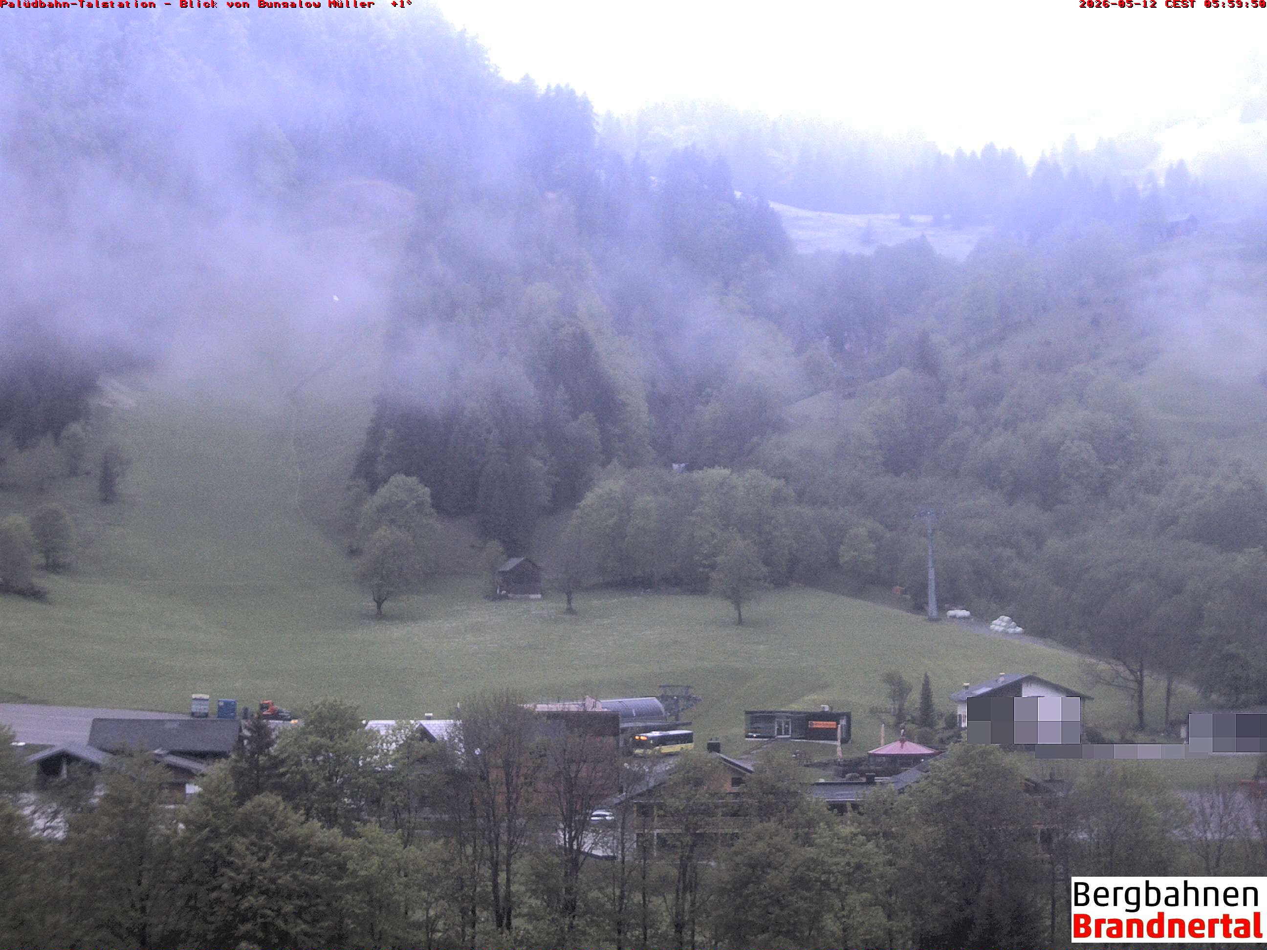 Blick auf Palüdbahn von Bungalow Müller