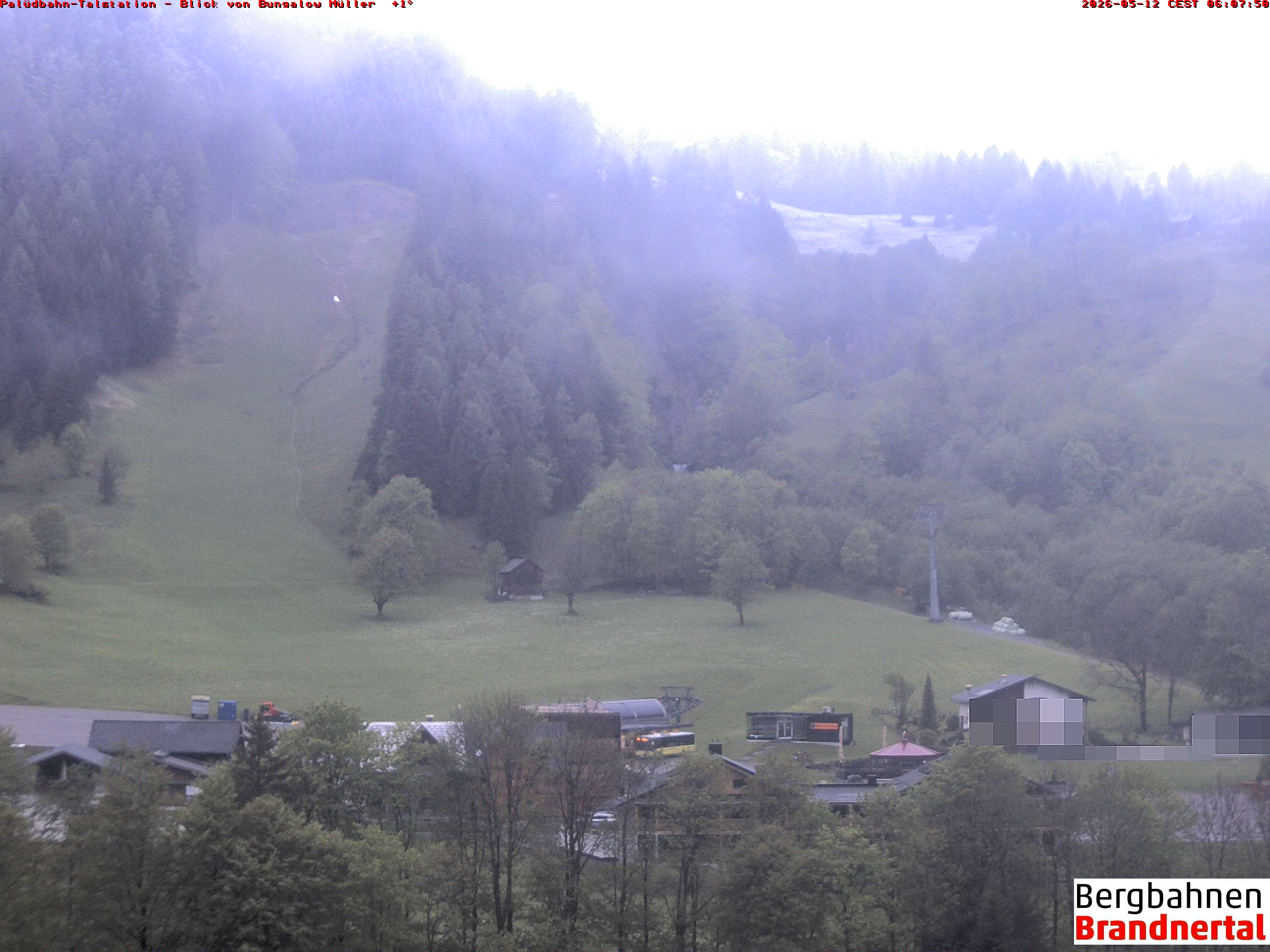 Blick auf Palüdbahn von Bungalow Müller