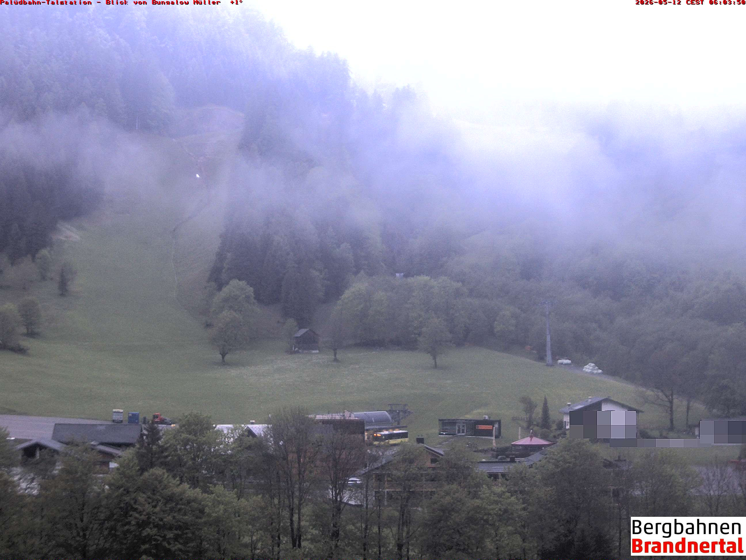 Blick auf Palüdbahn von Bungalow Müller
