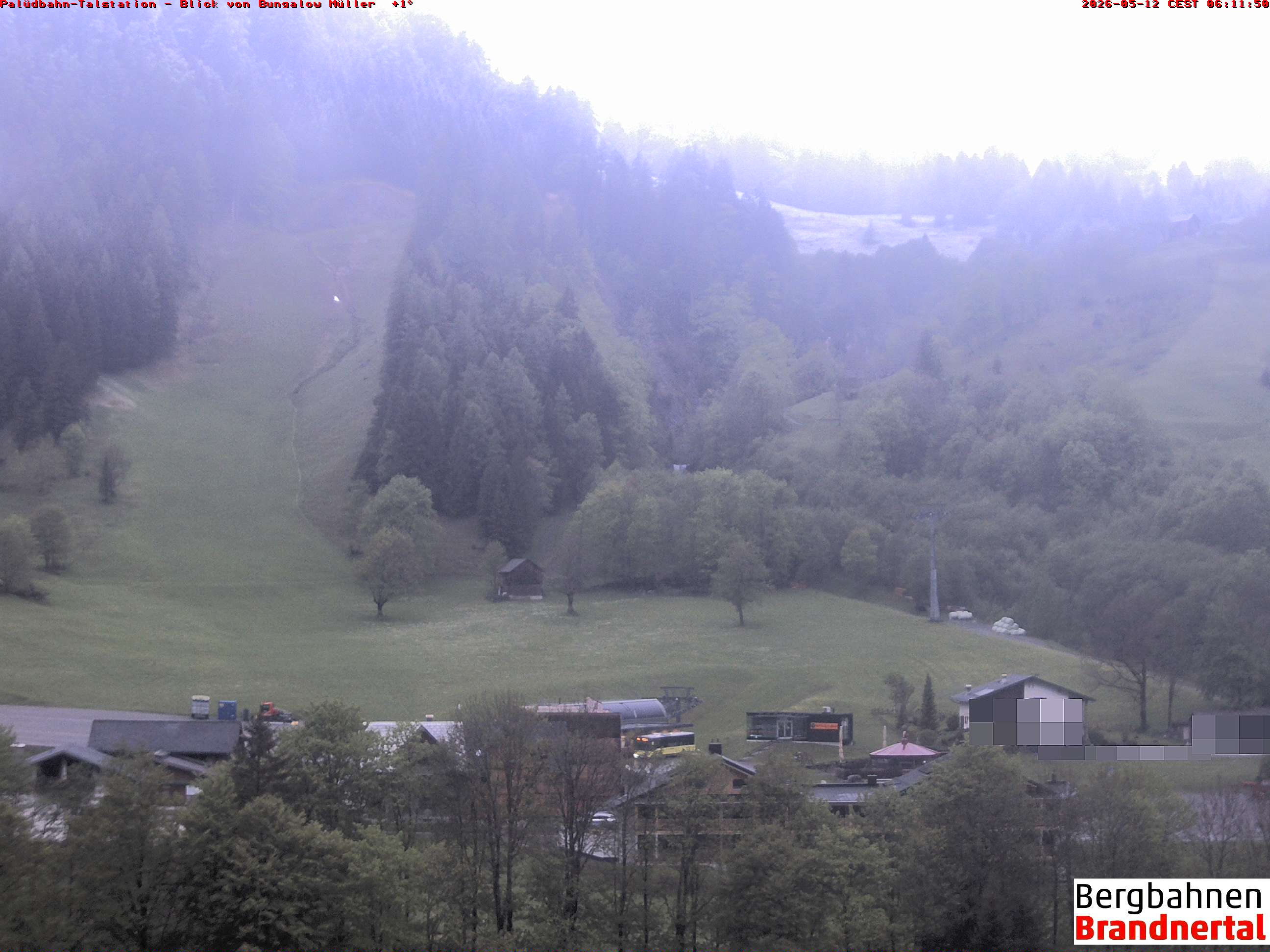 Blick auf Palüdbahn von Bungalow Müller