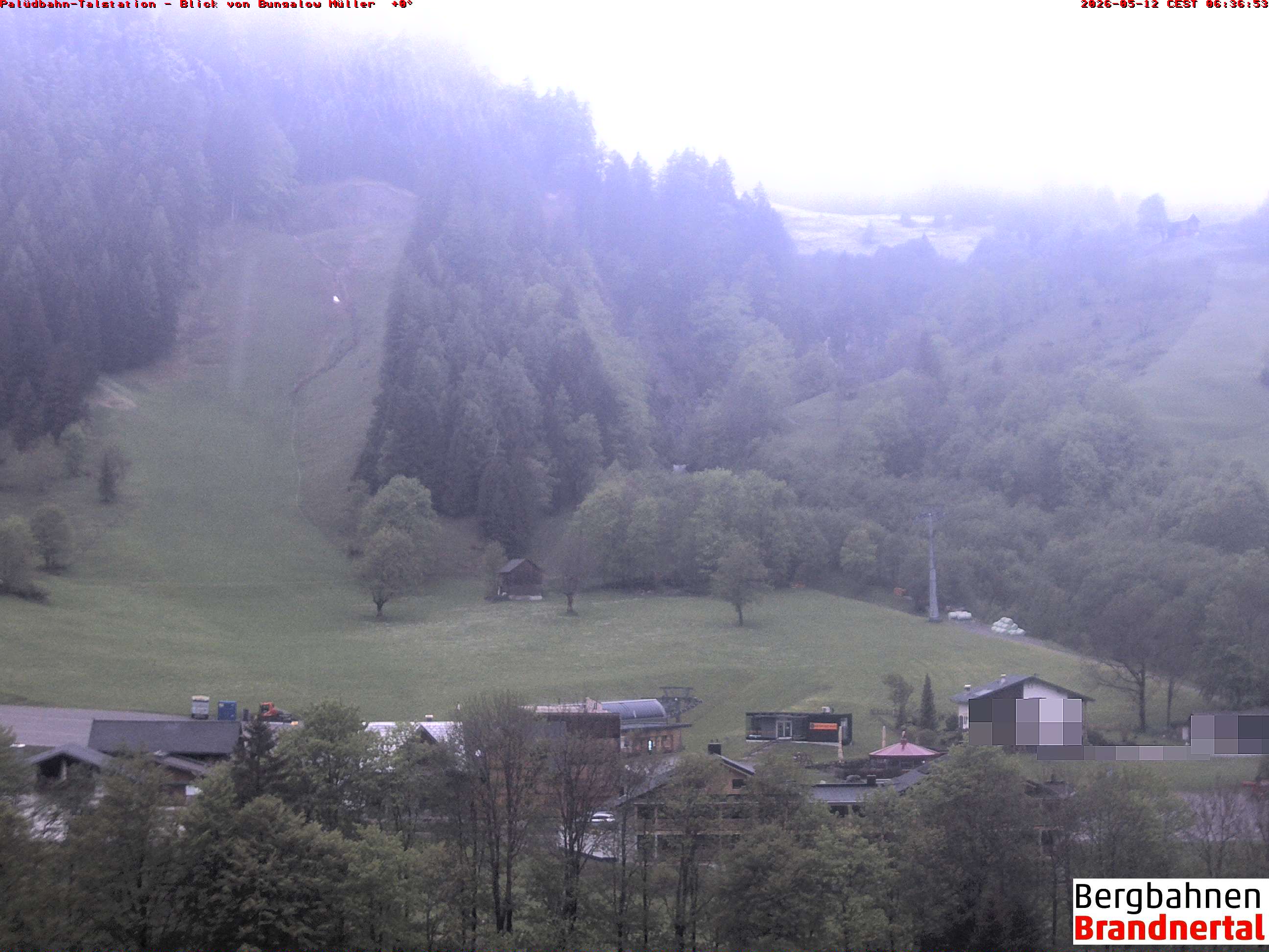 Blick auf Palüdbahn von Bungalow Müller