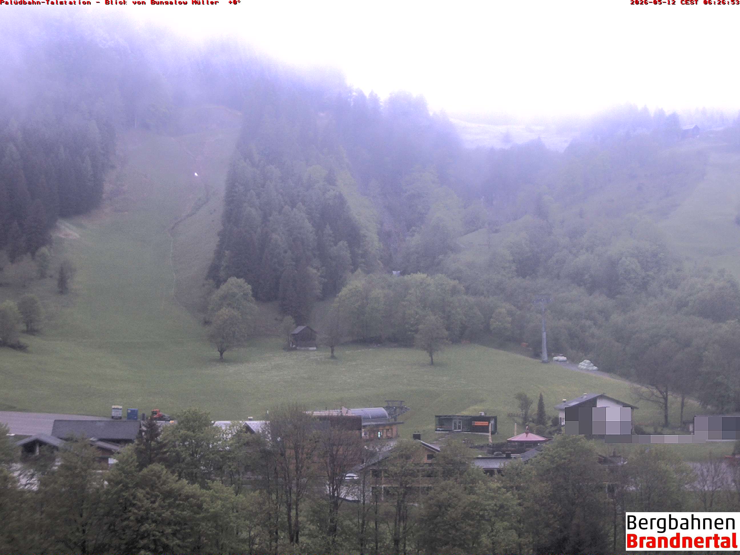 Blick auf Palüdbahn von Bungalow Müller