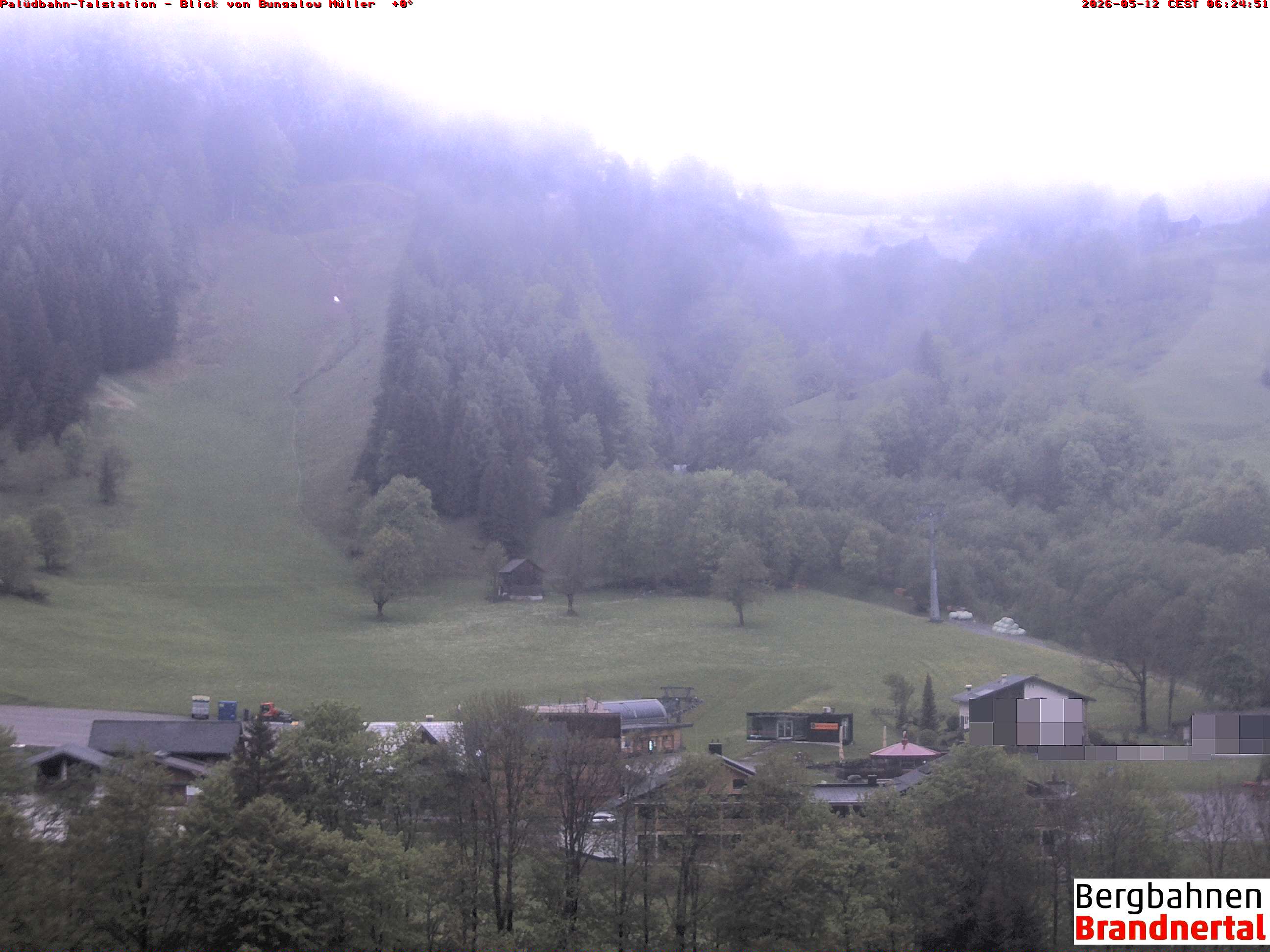 Blick auf Palüdbahn von Bungalow Müller