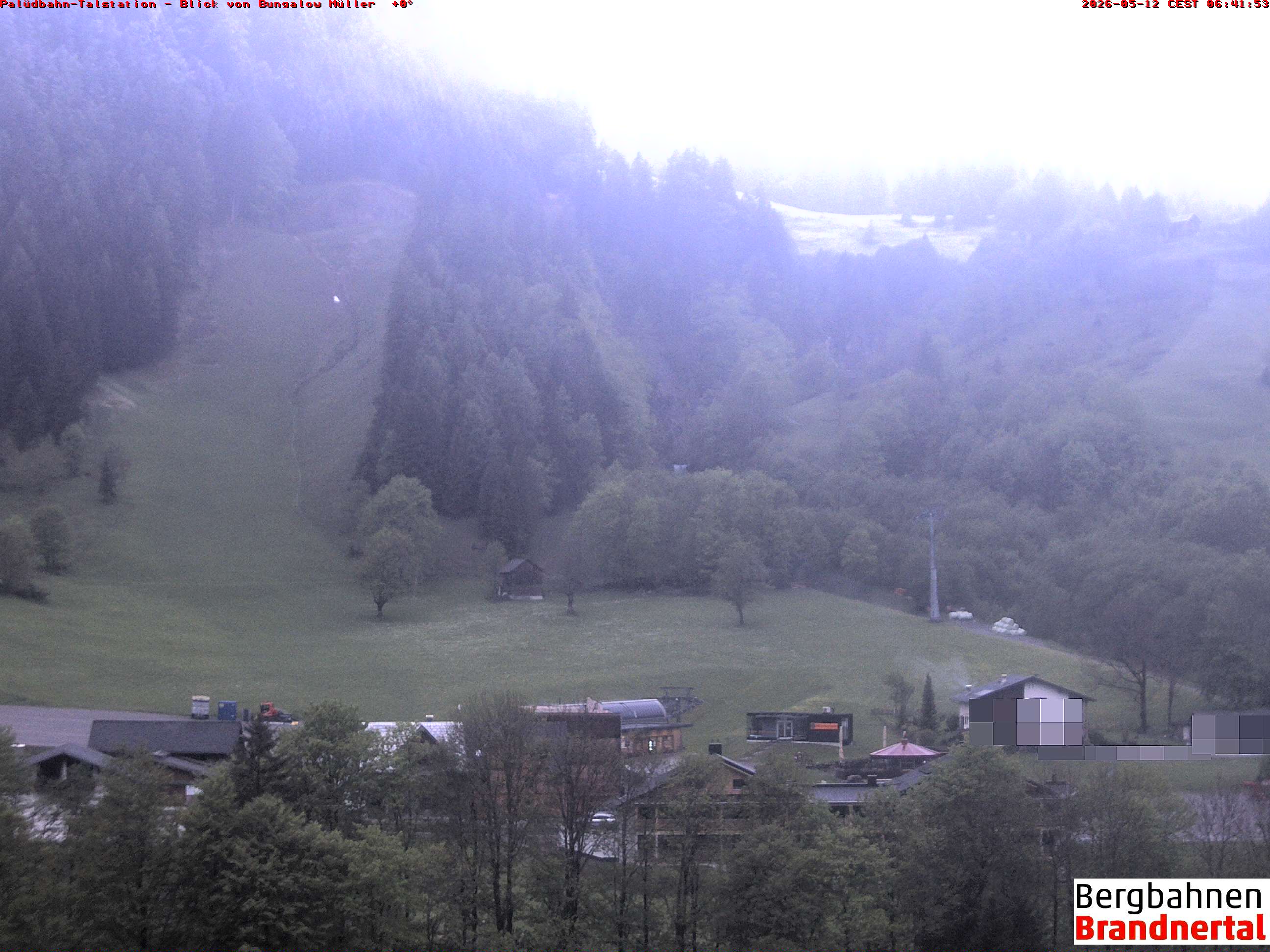 Blick auf Palüdbahn von Bungalow Müller