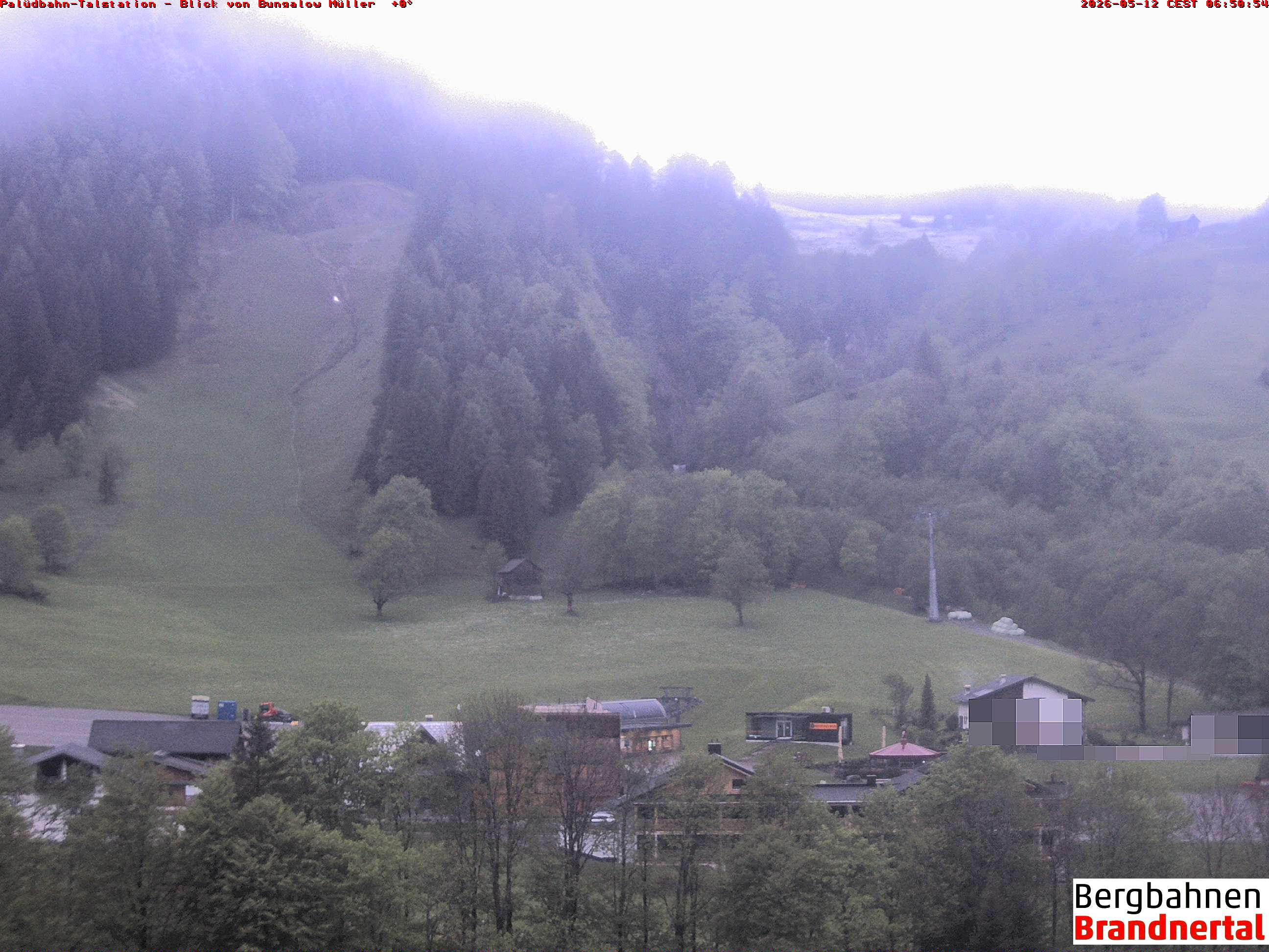 Blick auf Palüdbahn von Bungalow Müller