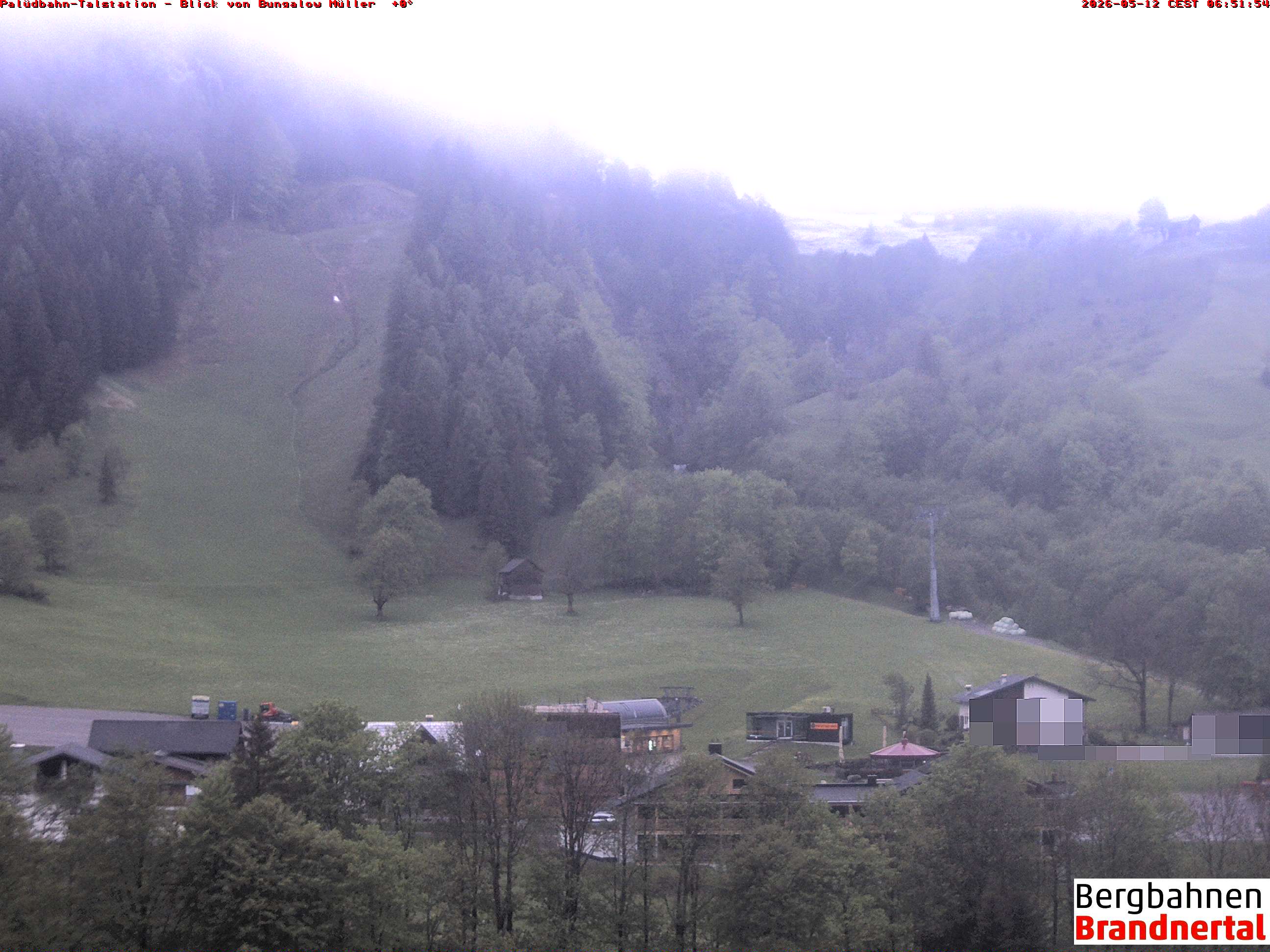 Blick auf Palüdbahn von Bungalow Müller