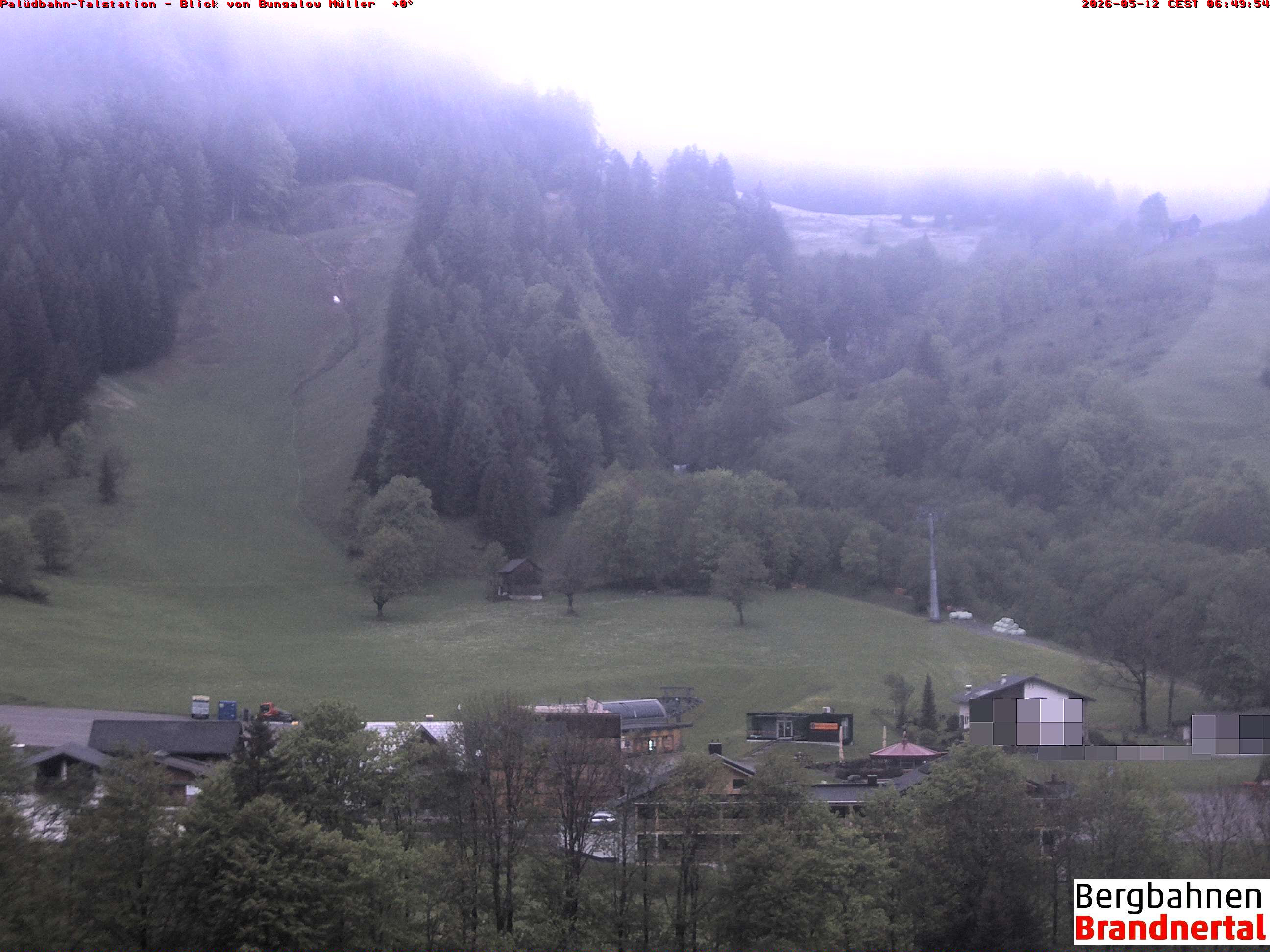 Blick auf Palüdbahn von Bungalow Müller