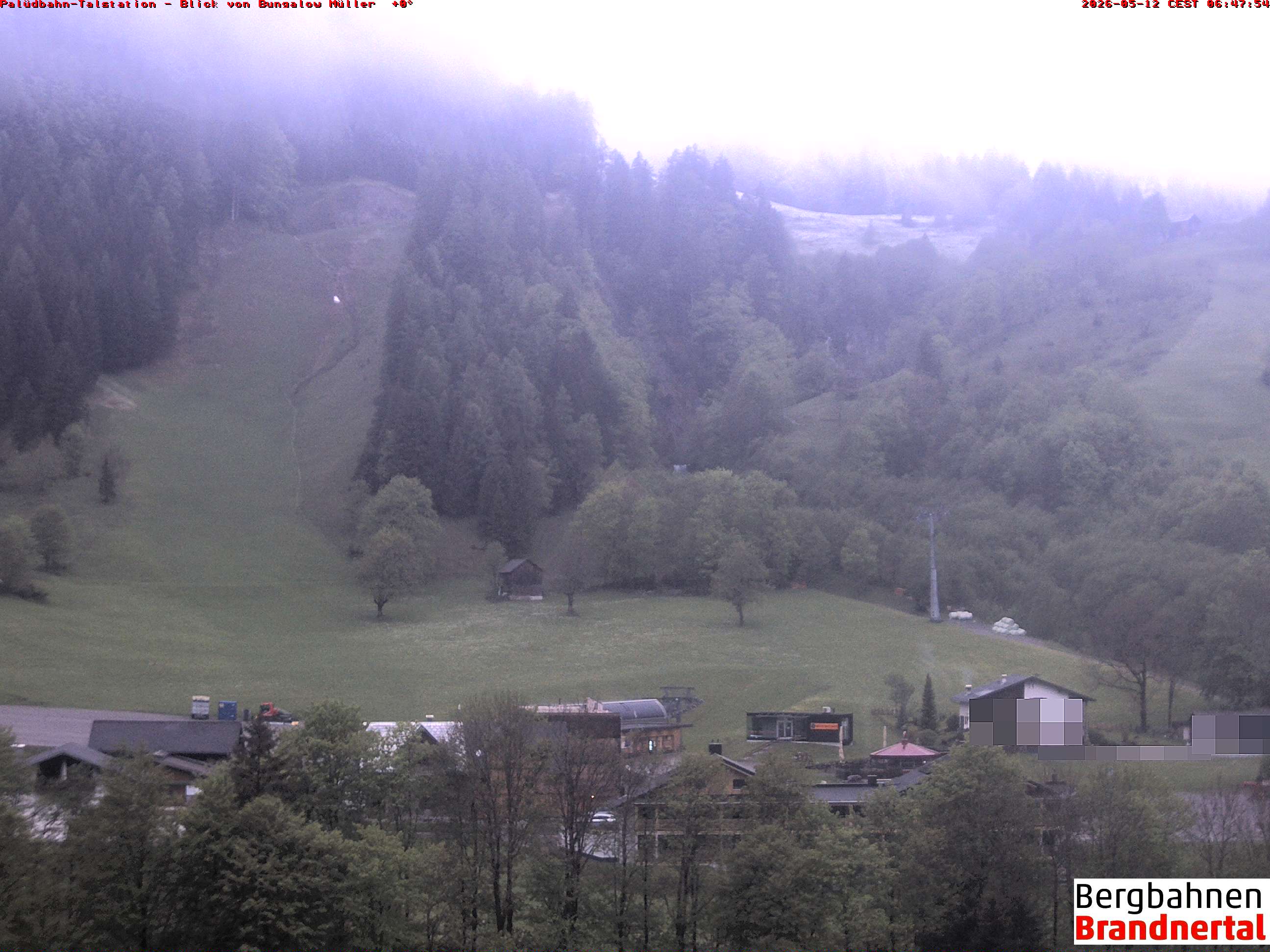 Blick auf Palüdbahn von Bungalow Müller