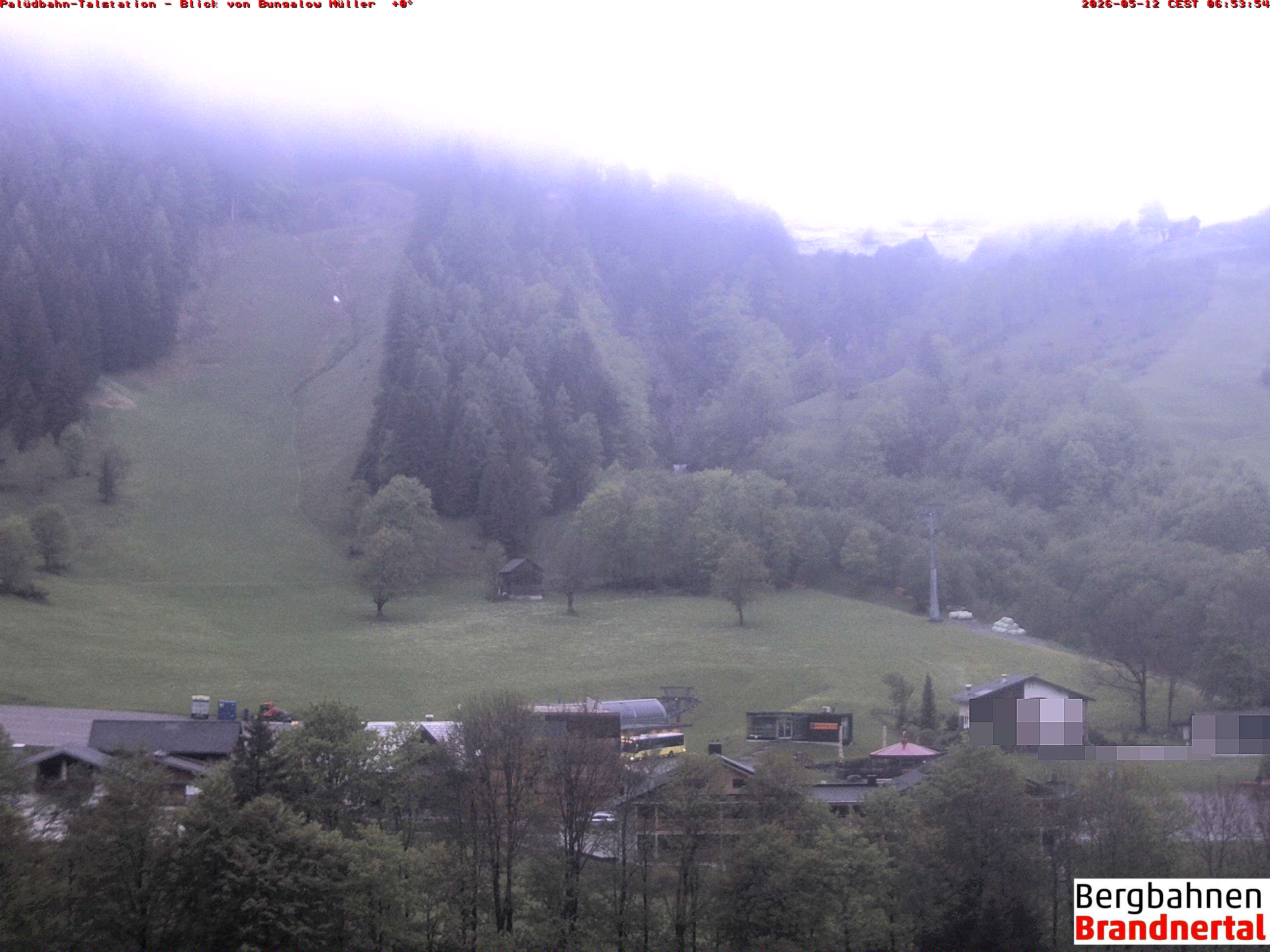 Blick auf Palüdbahn von Bungalow Müller