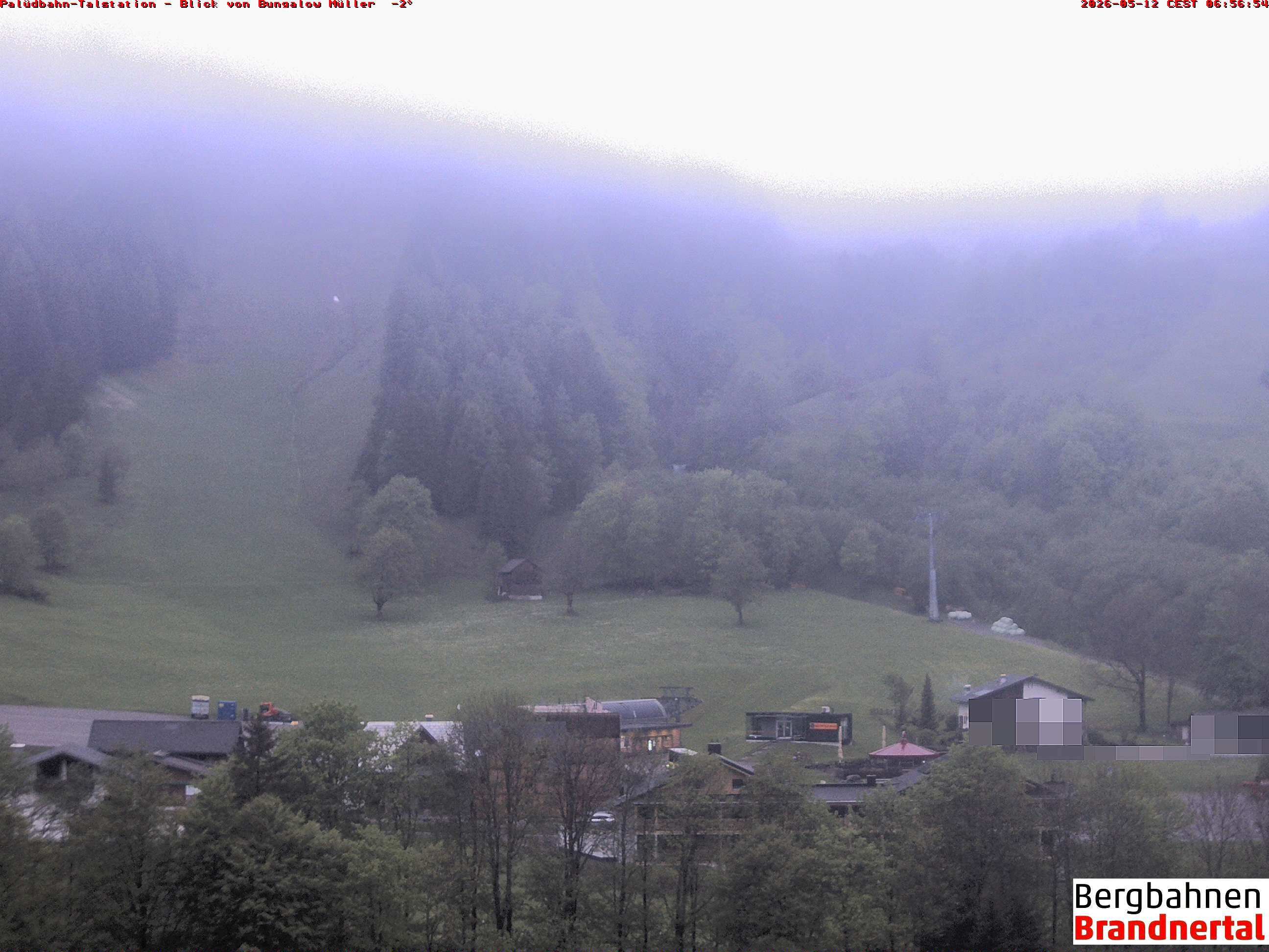 Blick auf Palüdbahn von Bungalow Müller