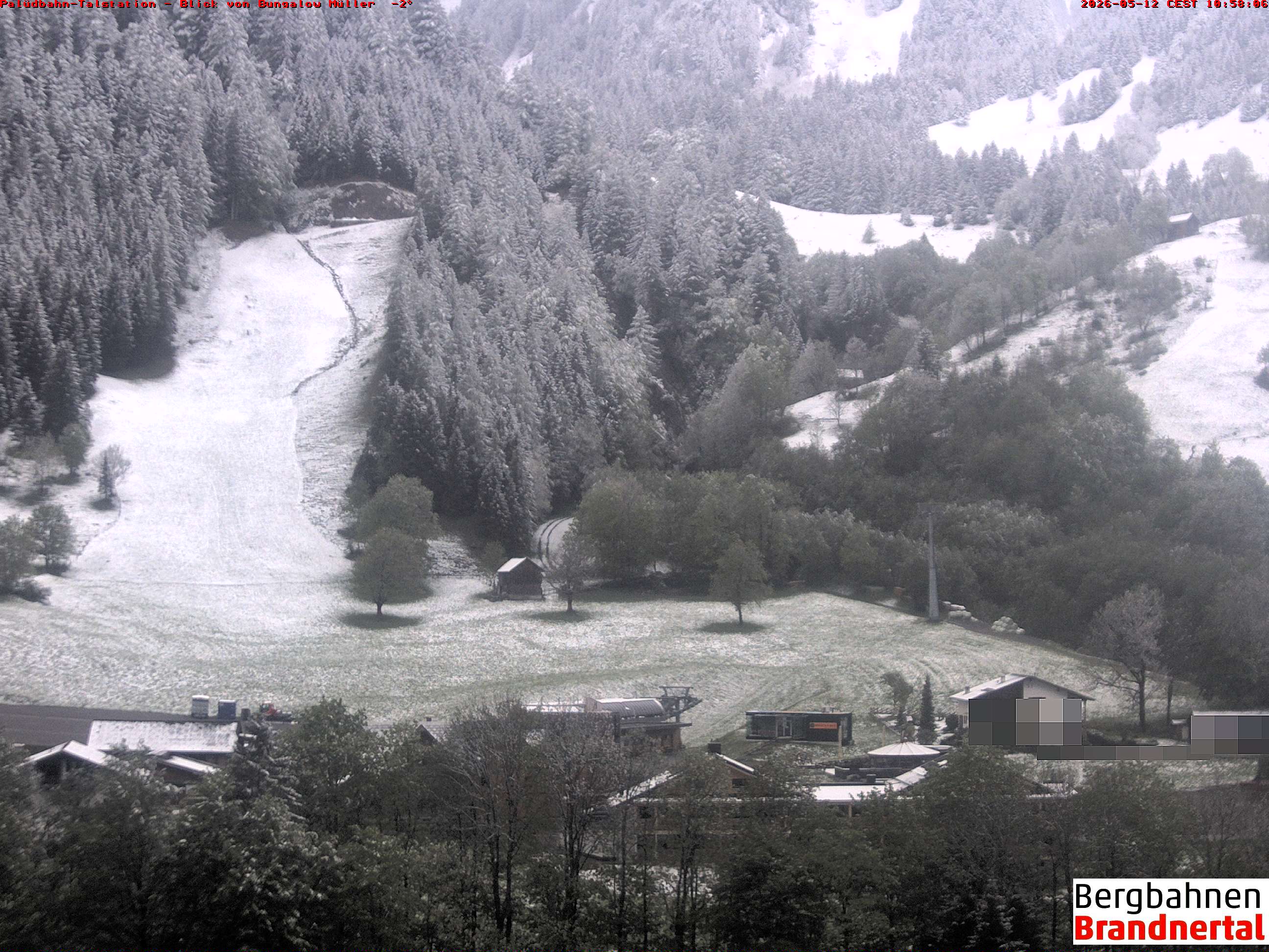 Blick auf Palüdbahn von Bungalow Müller