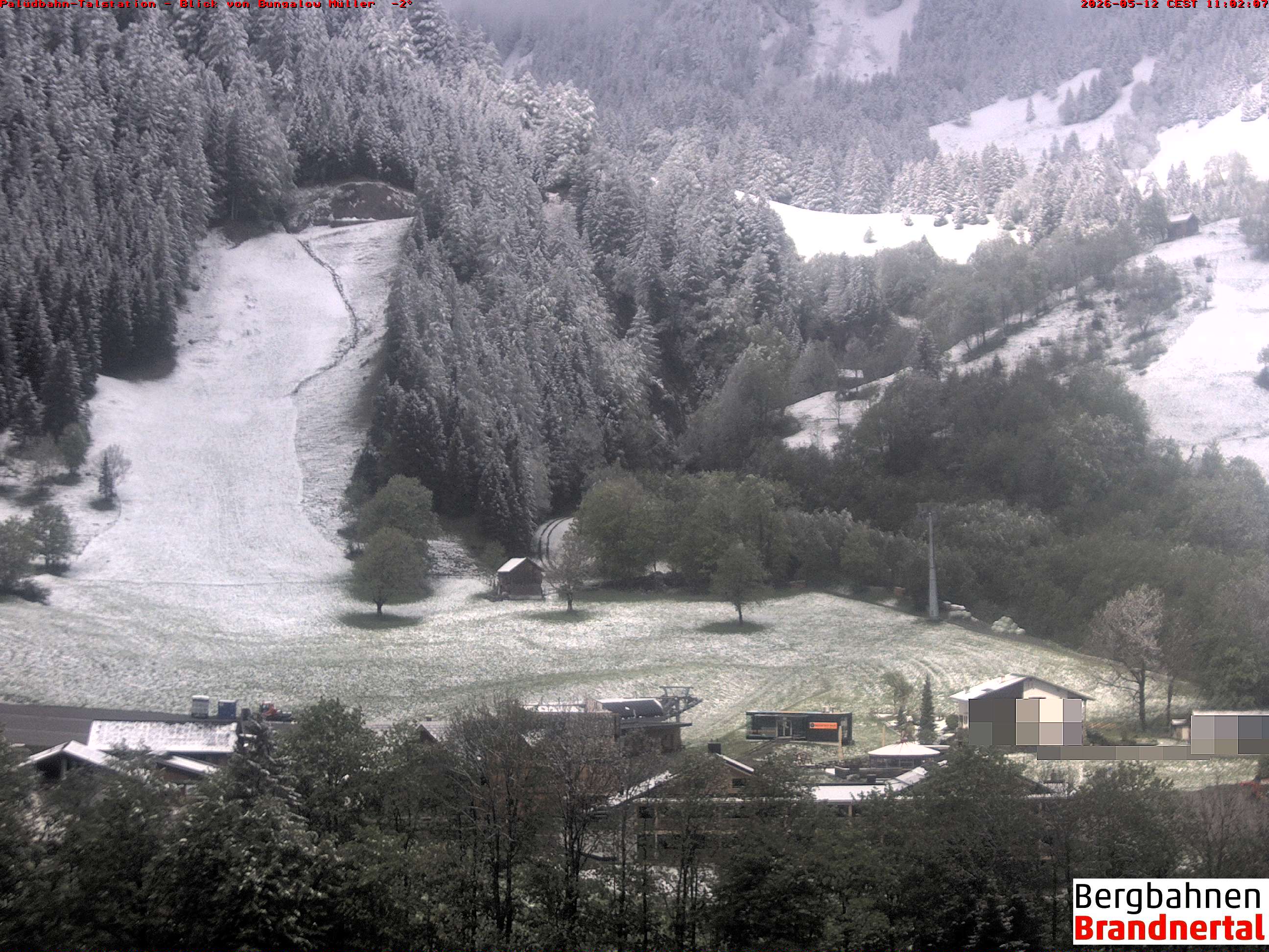 Blick auf Palüdbahn von Bungalow Müller